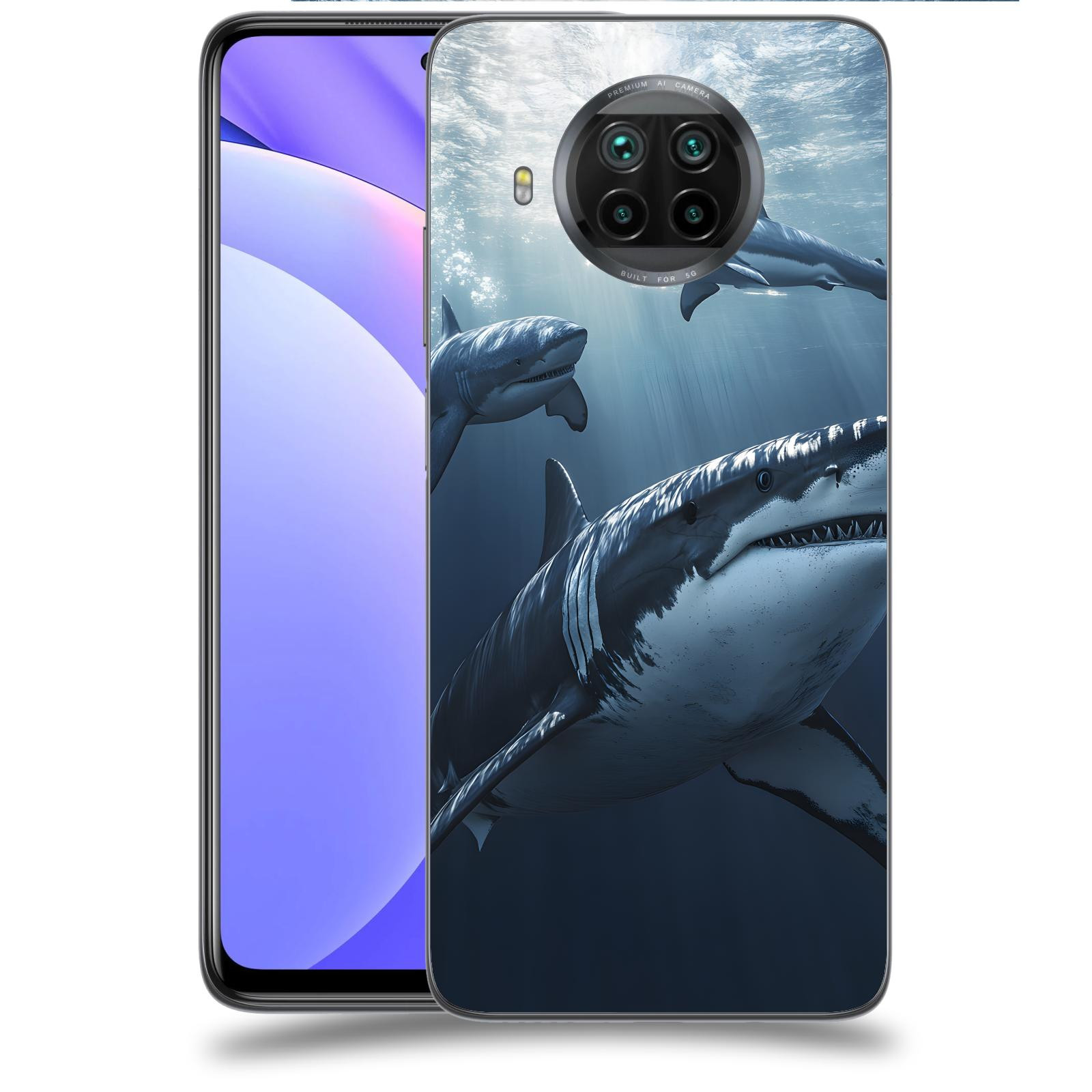 ACOVER Kryt na mobil Xiaomi Mi 10T Lite - Žraloci