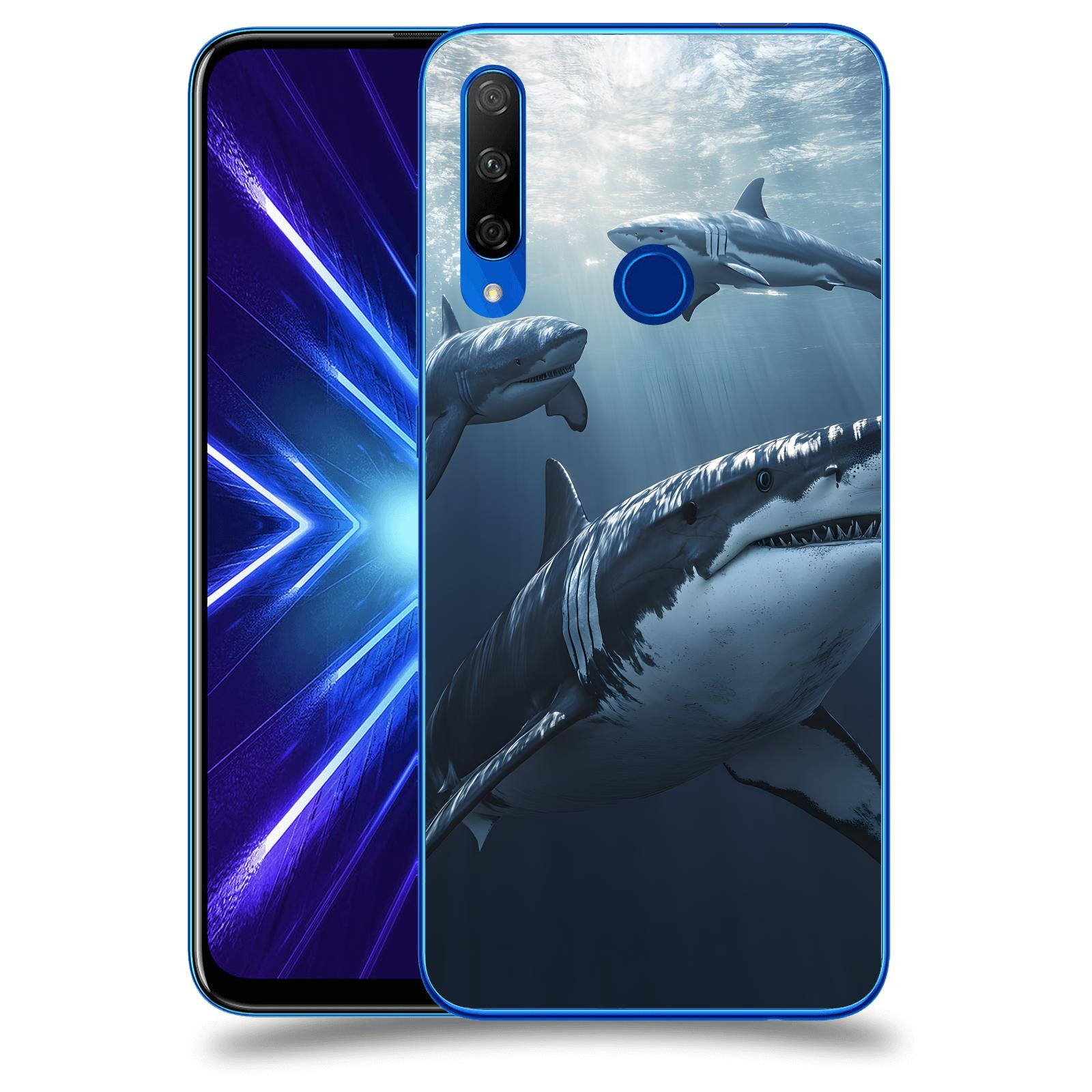 ACOVER Kryt na mobil Honor 9X - Žraloci