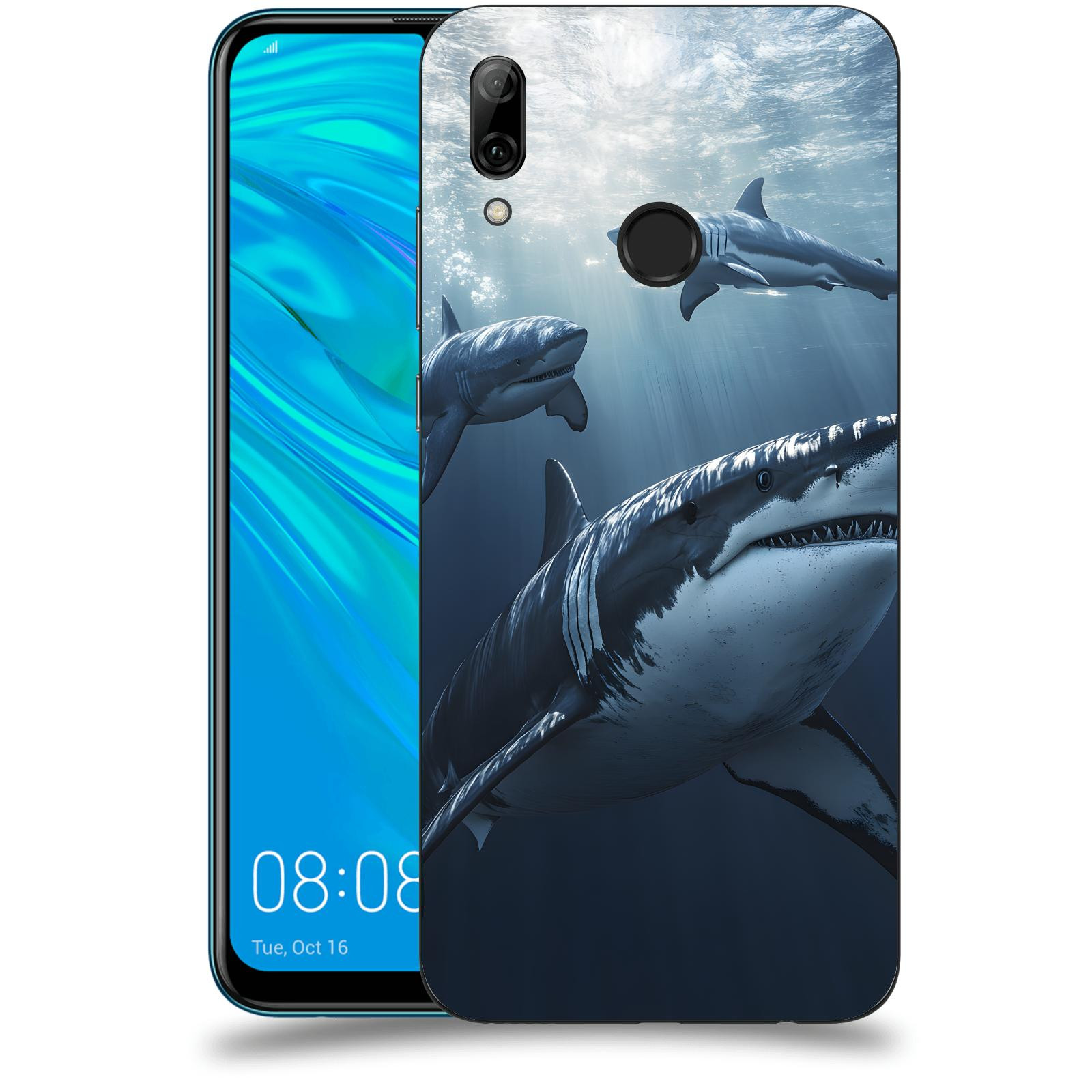 ACOVER Kryt na mobil Huawei P Smart 2019 - Žraloci