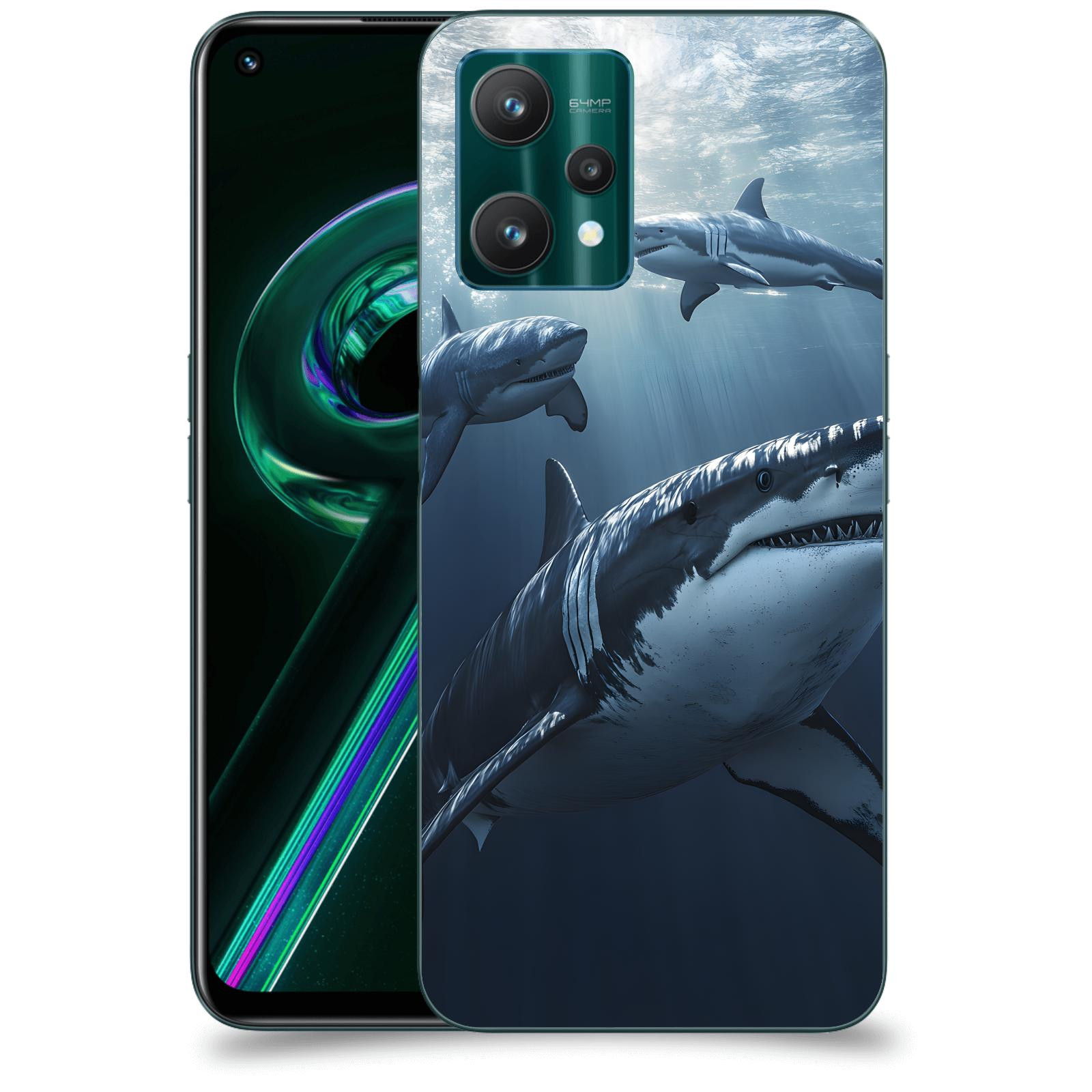 ACOVER Kryt na mobil Realme 9 Pro 5G - Žraloci
