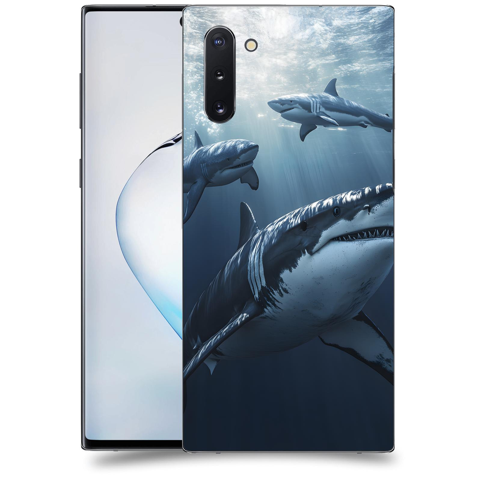 ACOVER Kryt na mobil Samsung Galaxy Note 10 N970F - Žraloci