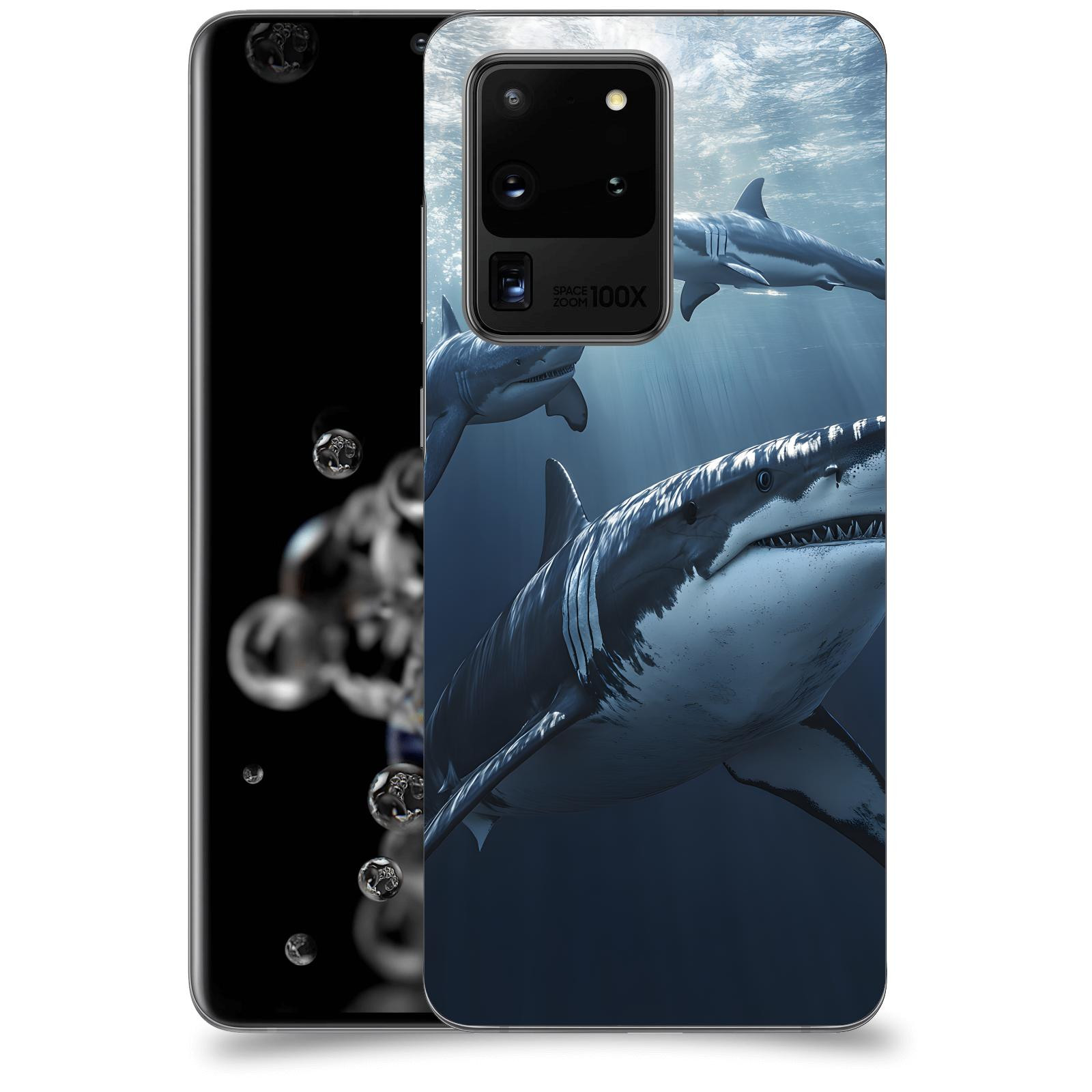 ACOVER Kryt na mobil Samsung Galaxy S20 Ultra 5G G988F - Žraloci