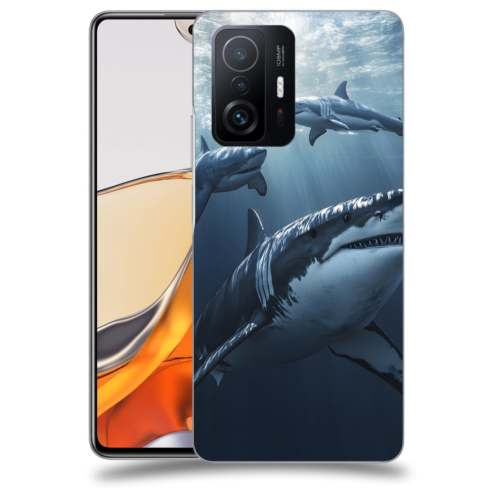 ACOVER Kryt na mobil Xiaomi 11T Pro - Žraloci