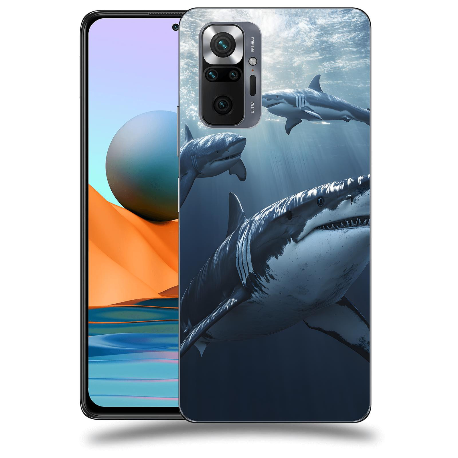 ACOVER Kryt na mobil Xiaomi Mi Note 10 (Pro) - Žraloci