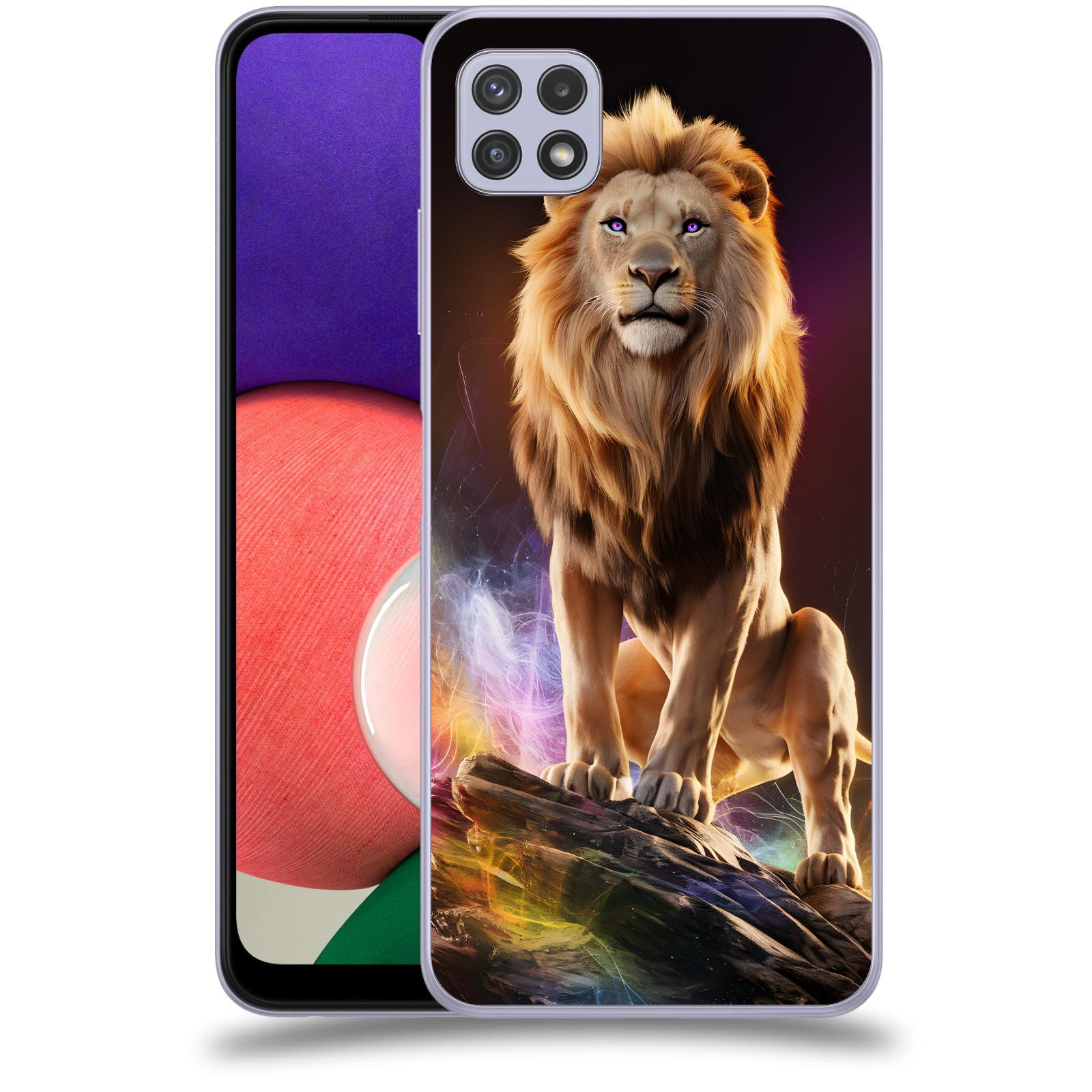 ACOVER Kryt na mobil Samsung Galaxy A22 5G A226B - Magic Lion