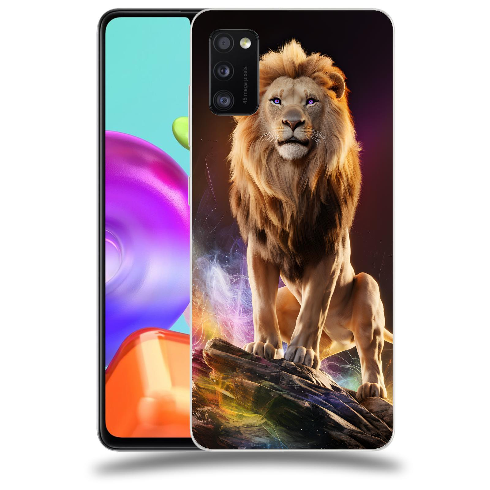 ACOVER Kryt na mobil Samsung Galaxy A41 A415F - Magic Lion