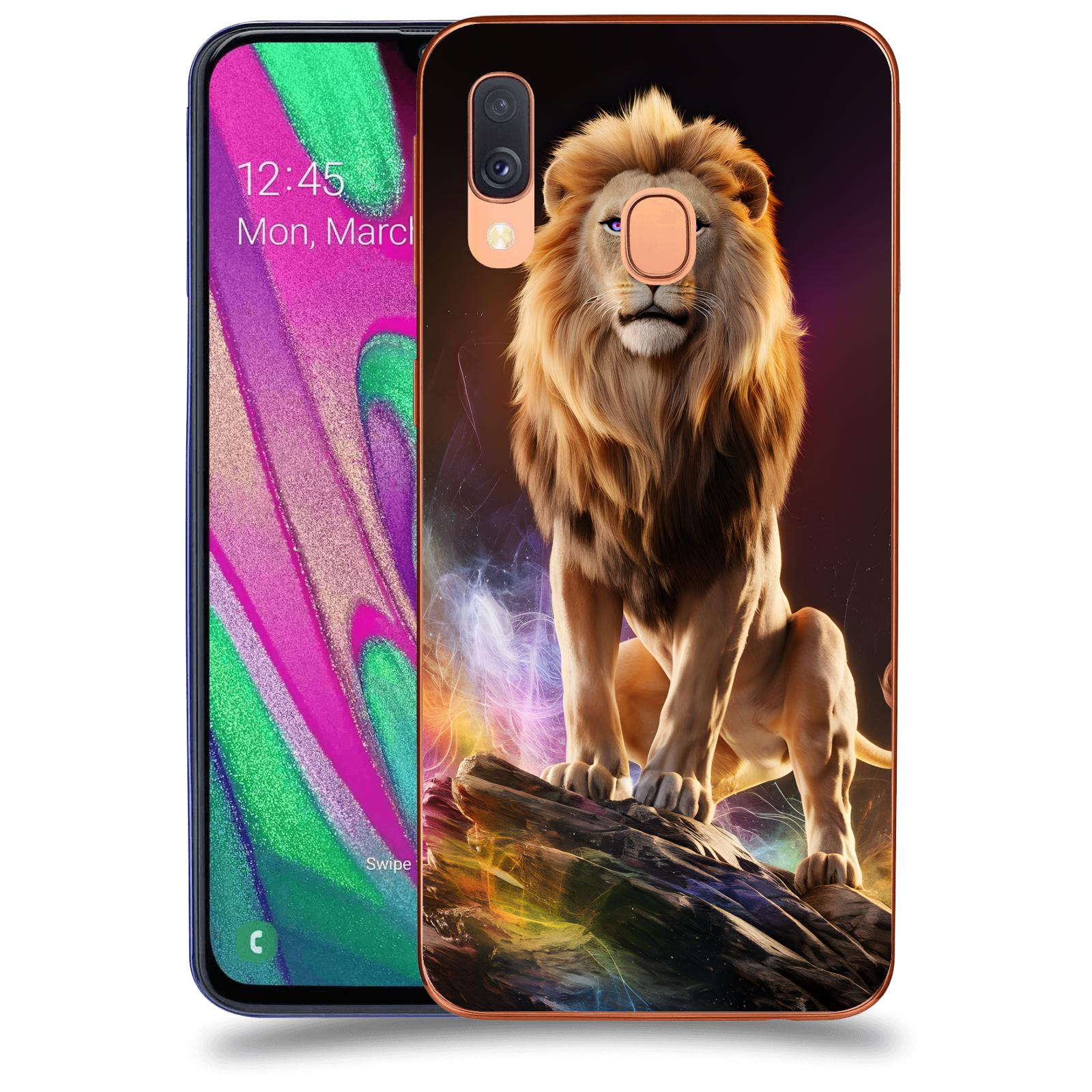 ACOVER Kryt na mobil Samsung Galaxy A40 A405F - Magic Lion