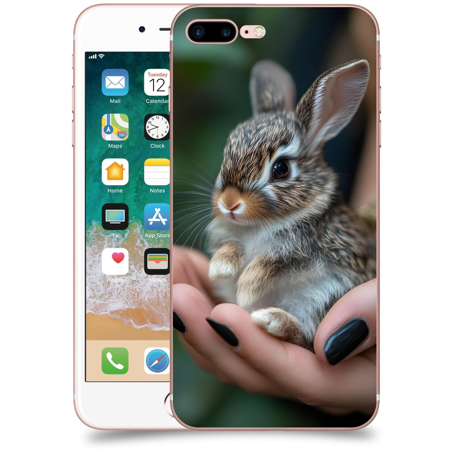 ACOVER Kryt na mobil Apple iPhone 7 Plus - Králíček