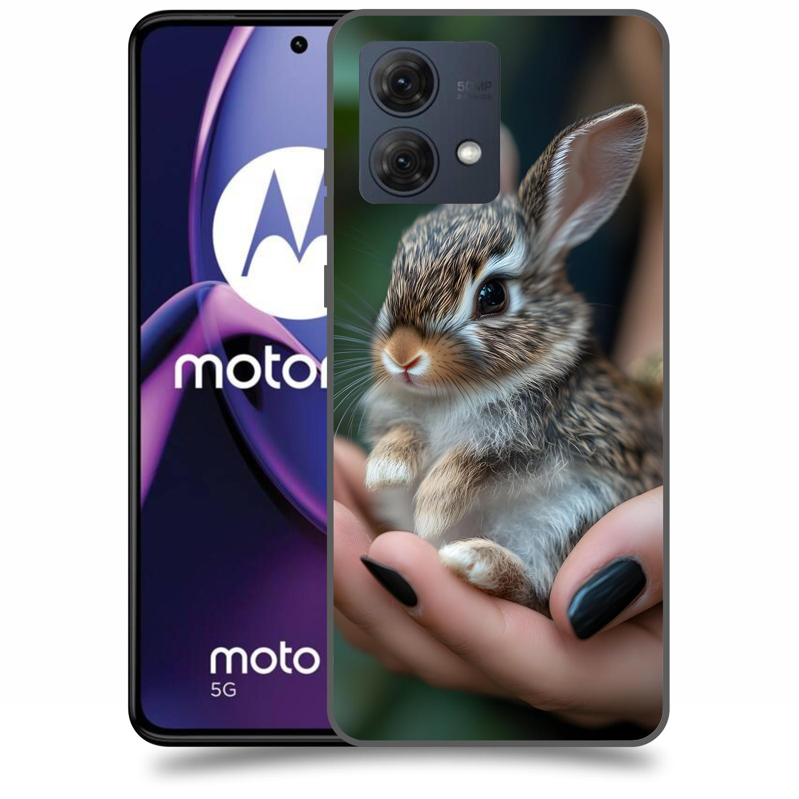 ACOVER Kryt na mobil Motorola Moto G84 5G - Králíček