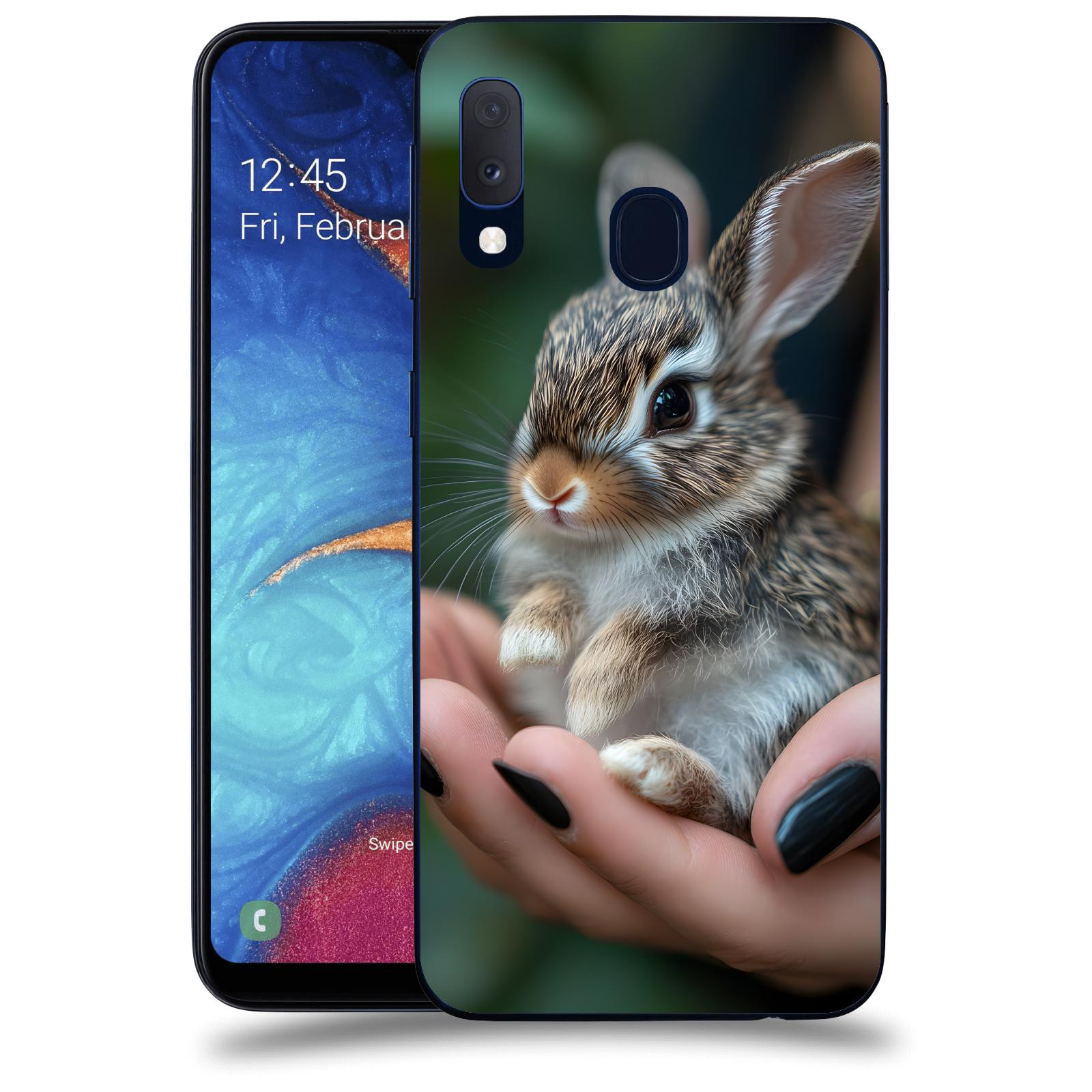 ACOVER Kryt na mobil Samsung Galaxy A20e A202F - Králíček