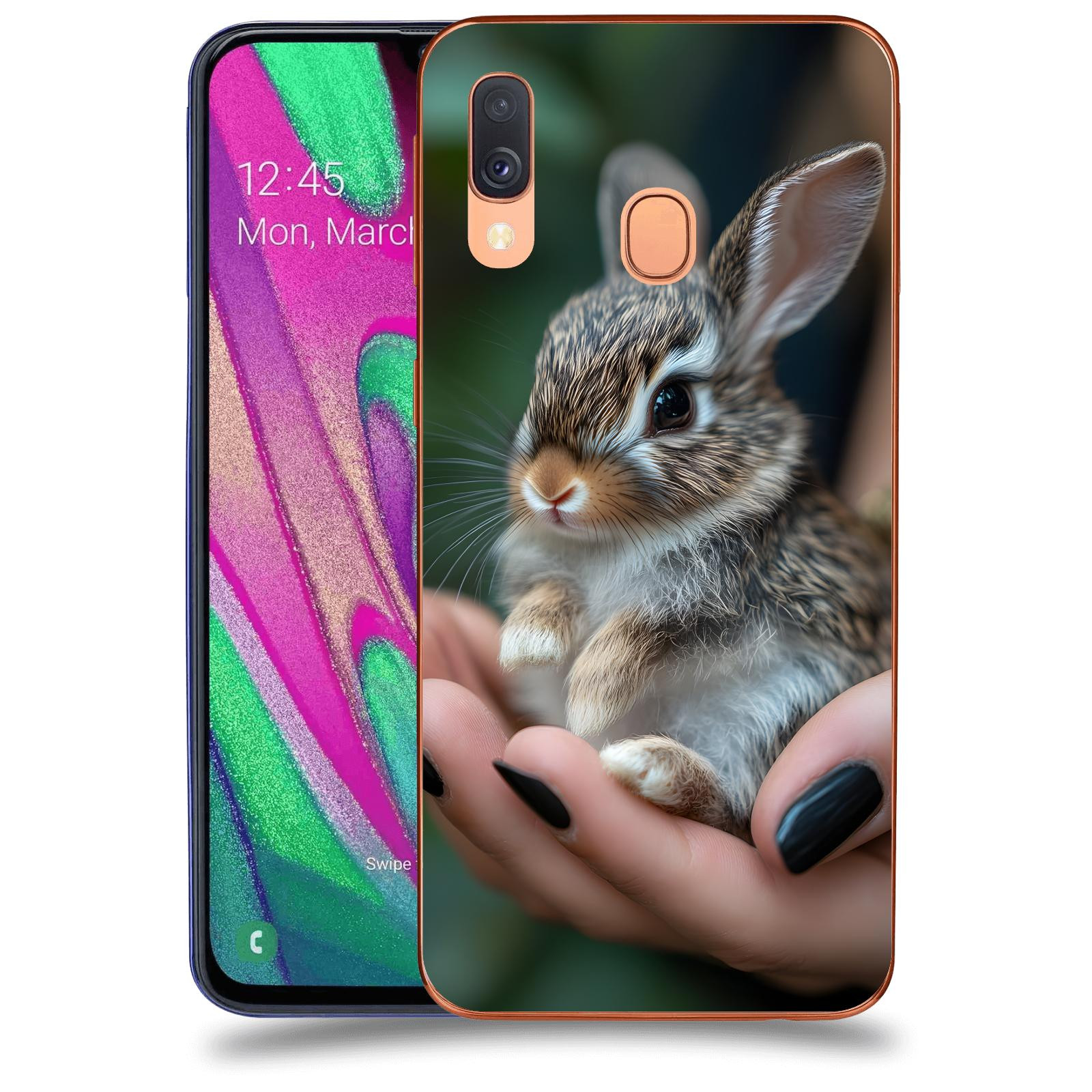 ACOVER Kryt na mobil Samsung Galaxy A40 A405F - Králíček