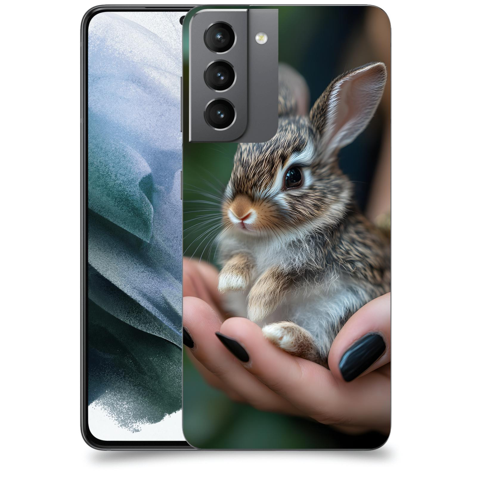ACOVER Kryt na mobil Samsung Galaxy S21 G991B - Králíček