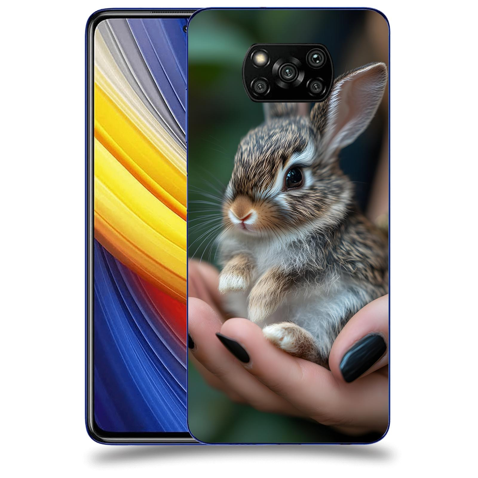 ACOVER Kryt na mobil Xiaomi Poco X3 Pro - Králíček