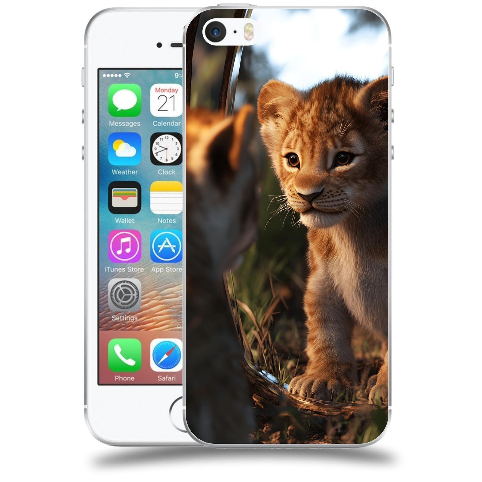 ACOVER Kryt na mobil Apple iPhone 5/5S/SE - Lvíče