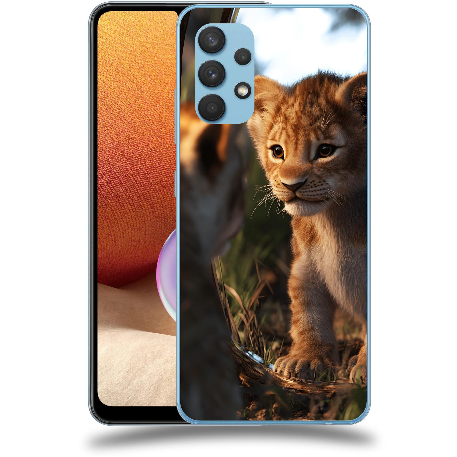 ACOVER Kryt na mobil Samsung Galaxy A32 4G SM-A325F - Lvíče