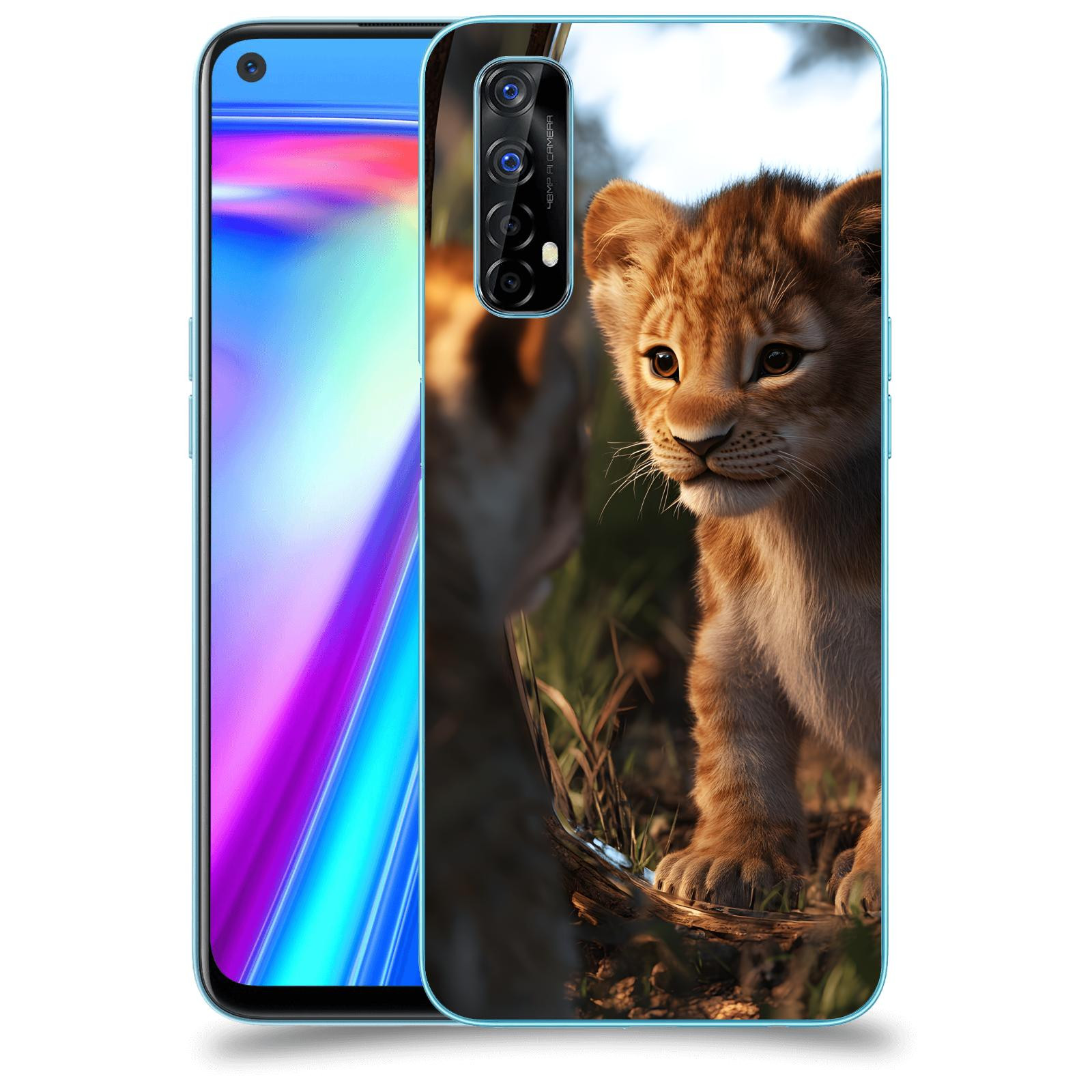 ACOVER Kryt na mobil Realme 7 - Lvíče