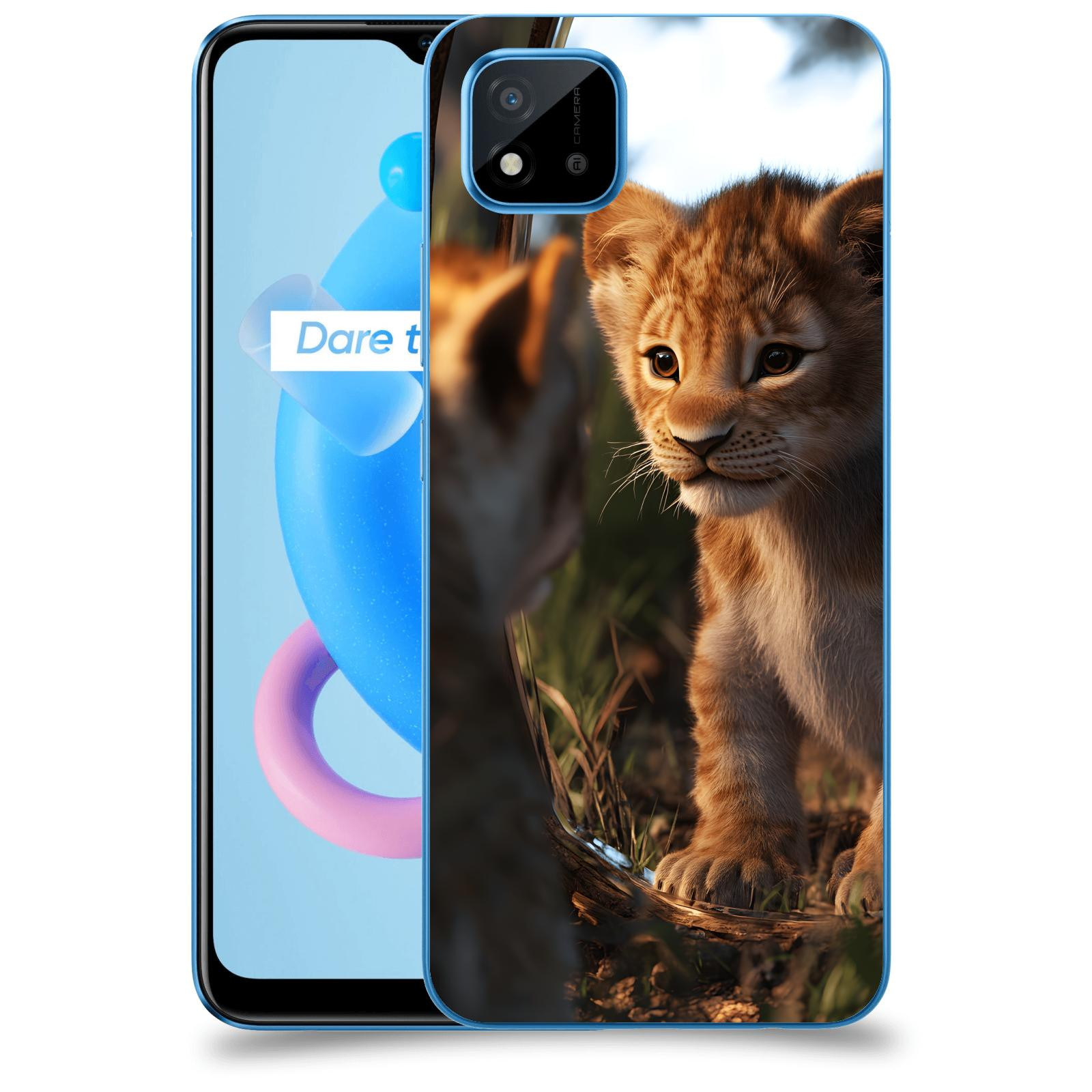 ACOVER Kryt na mobil Realme C11 (2021) - Lvíče