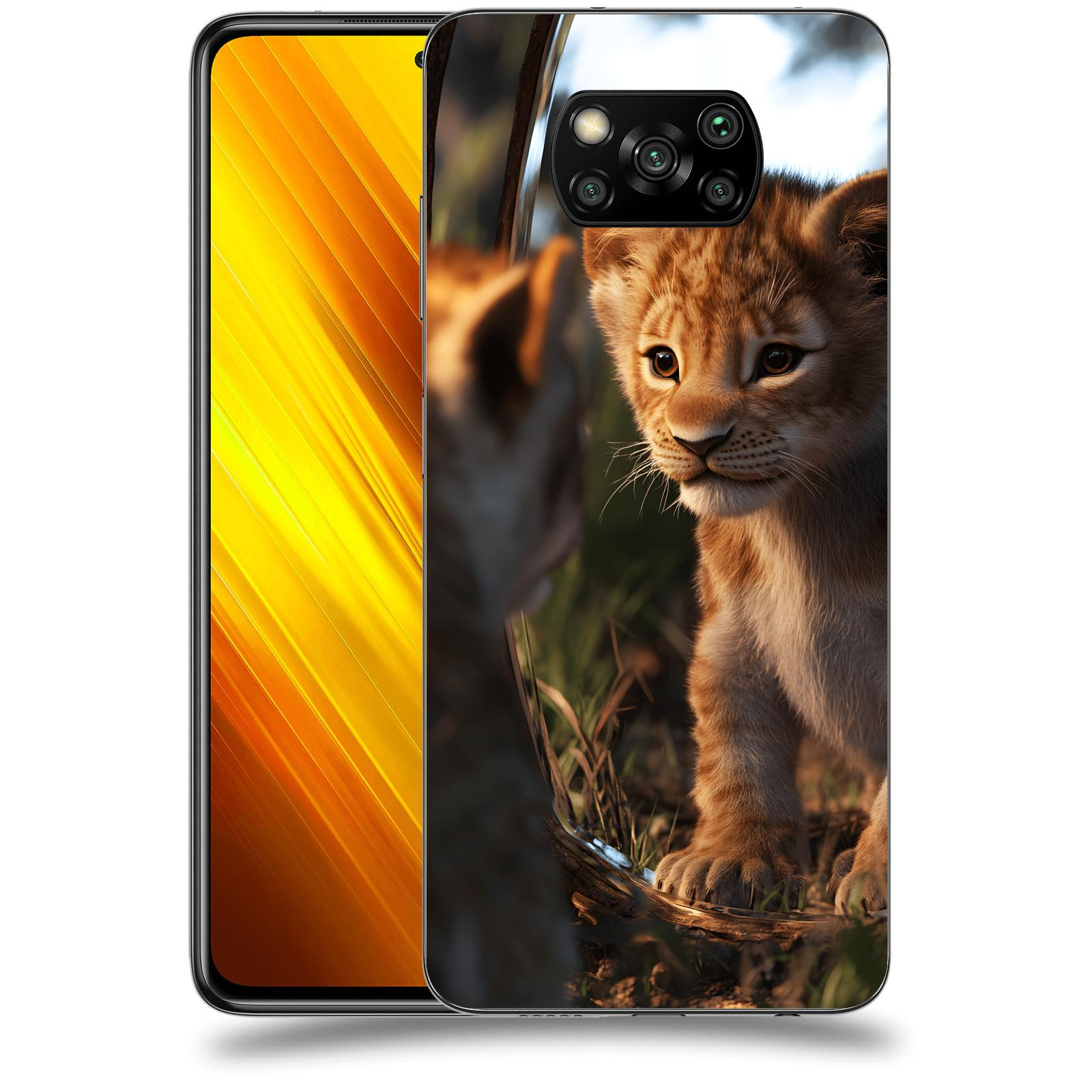 ACOVER Kryt na mobil Xiaomi Poco X3 - Lvíče