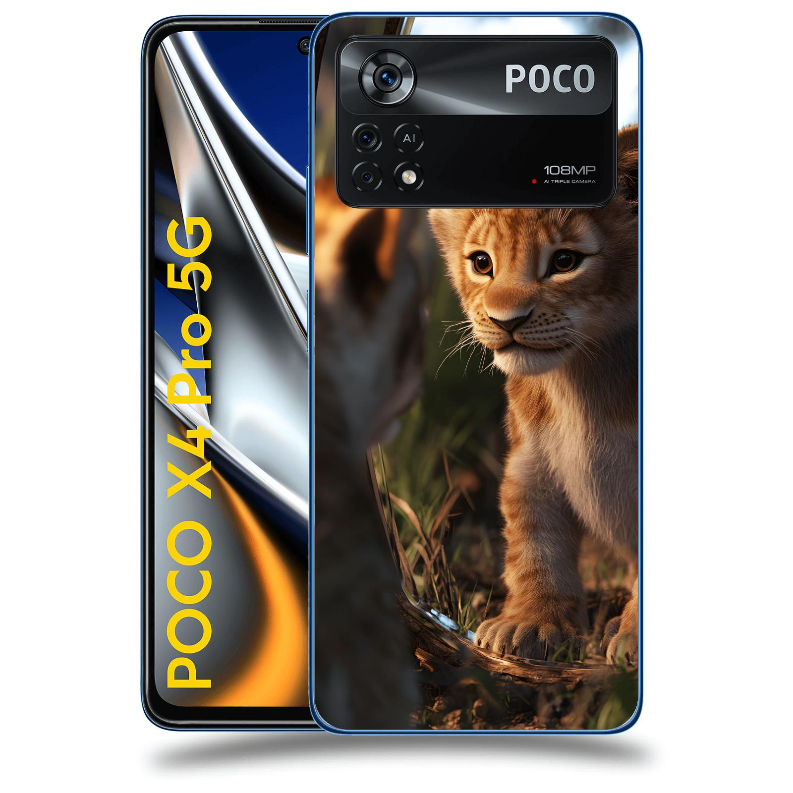 ACOVER Kryt na mobil Xiaomi Poco X4 Pro 5G - Lvíče
