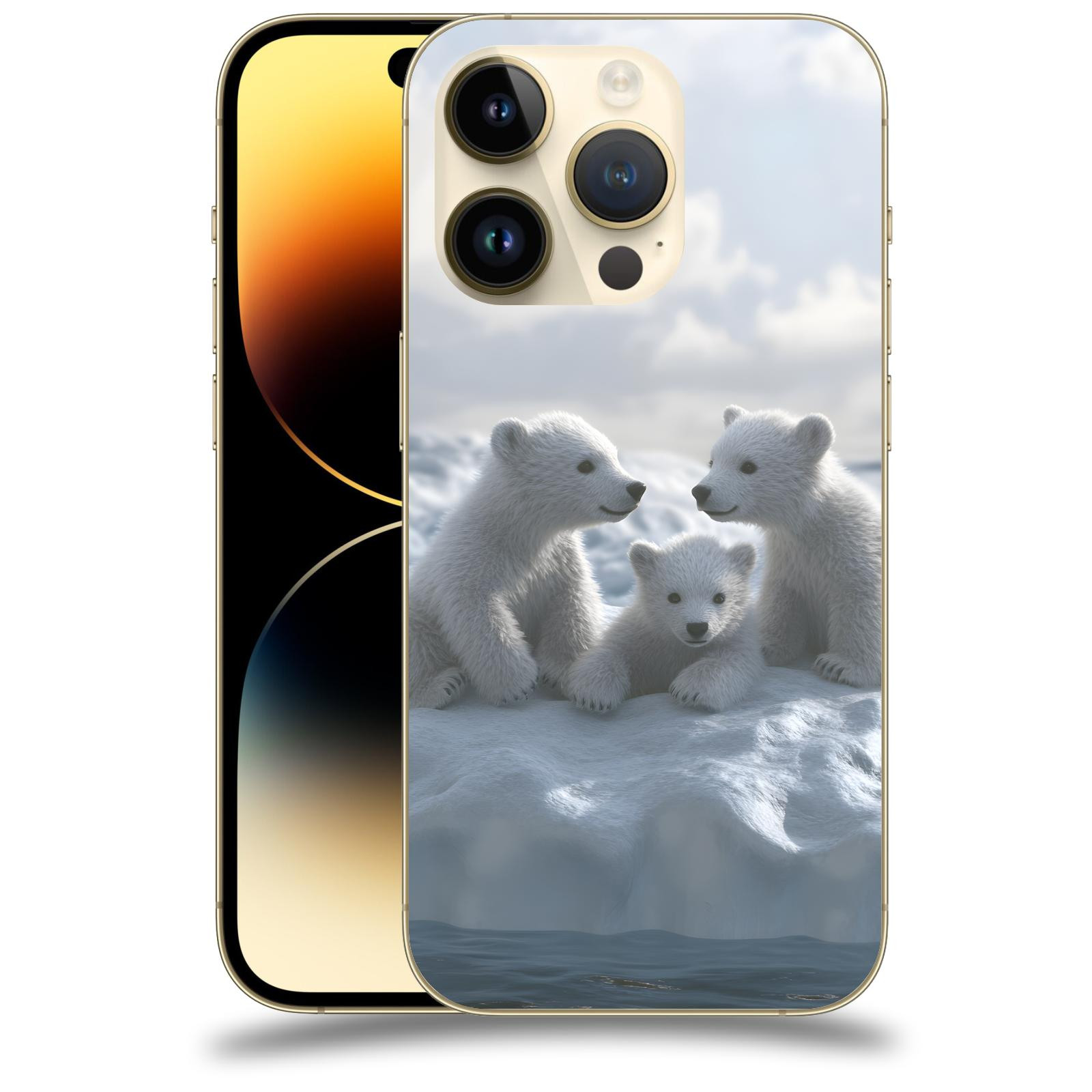 ACOVER Kryt na mobil Apple iPhone 14 Pro - Medvíďata