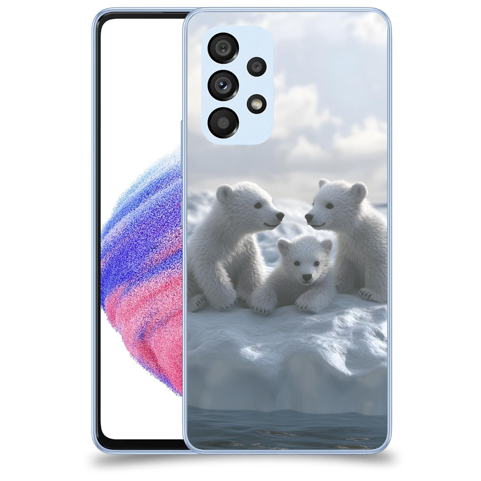 ACOVER Kryt na mobil Samsung Galaxy A32 5G A326B - Medvíďata