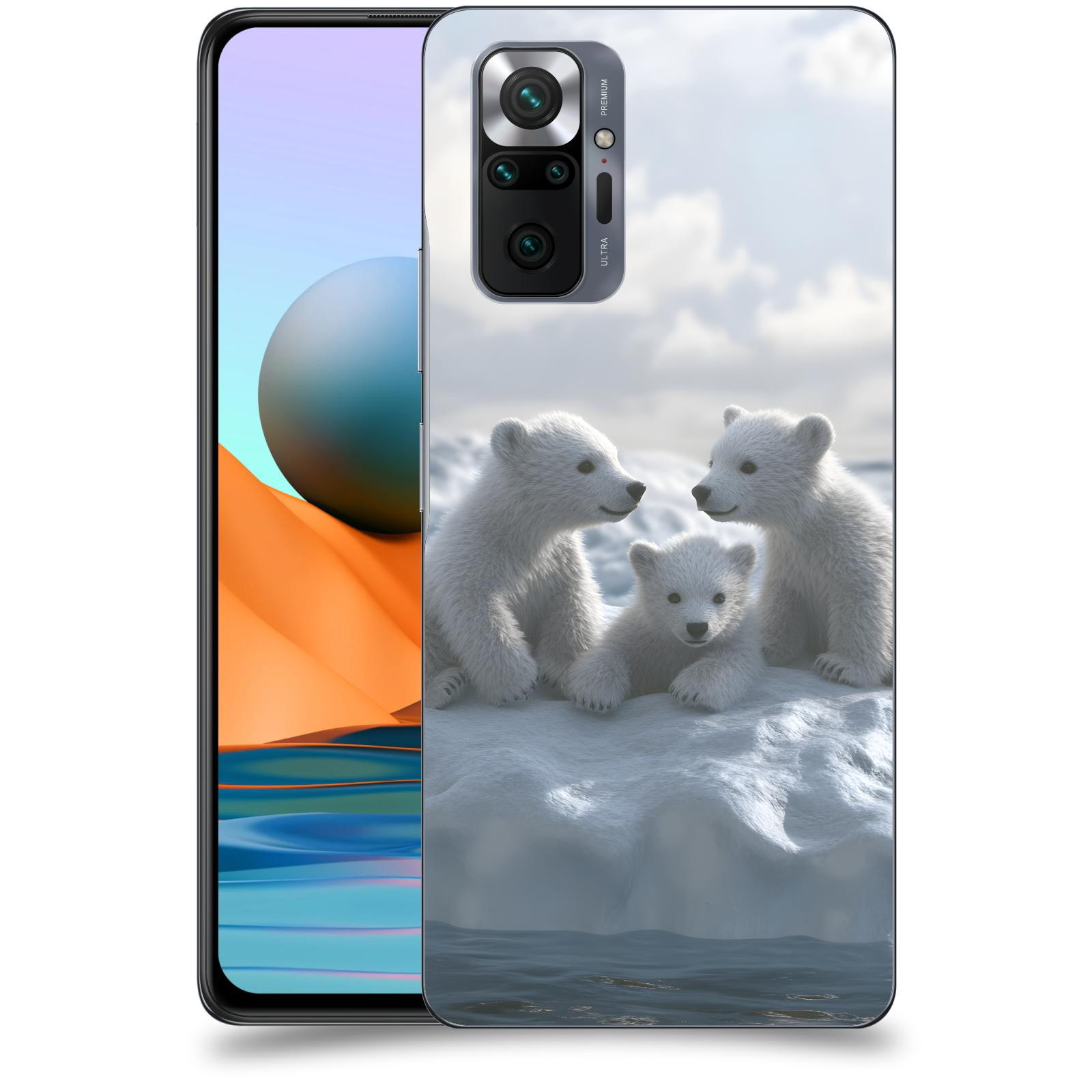 ACOVER Kryt na mobil Xiaomi Redmi Note 10 Pro - Medvíďata
