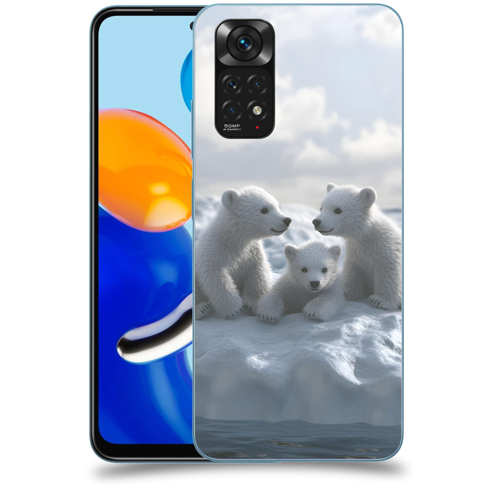 ACOVER Kryt na mobil Xiaomi Redmi Note 11 - Medvíďata
