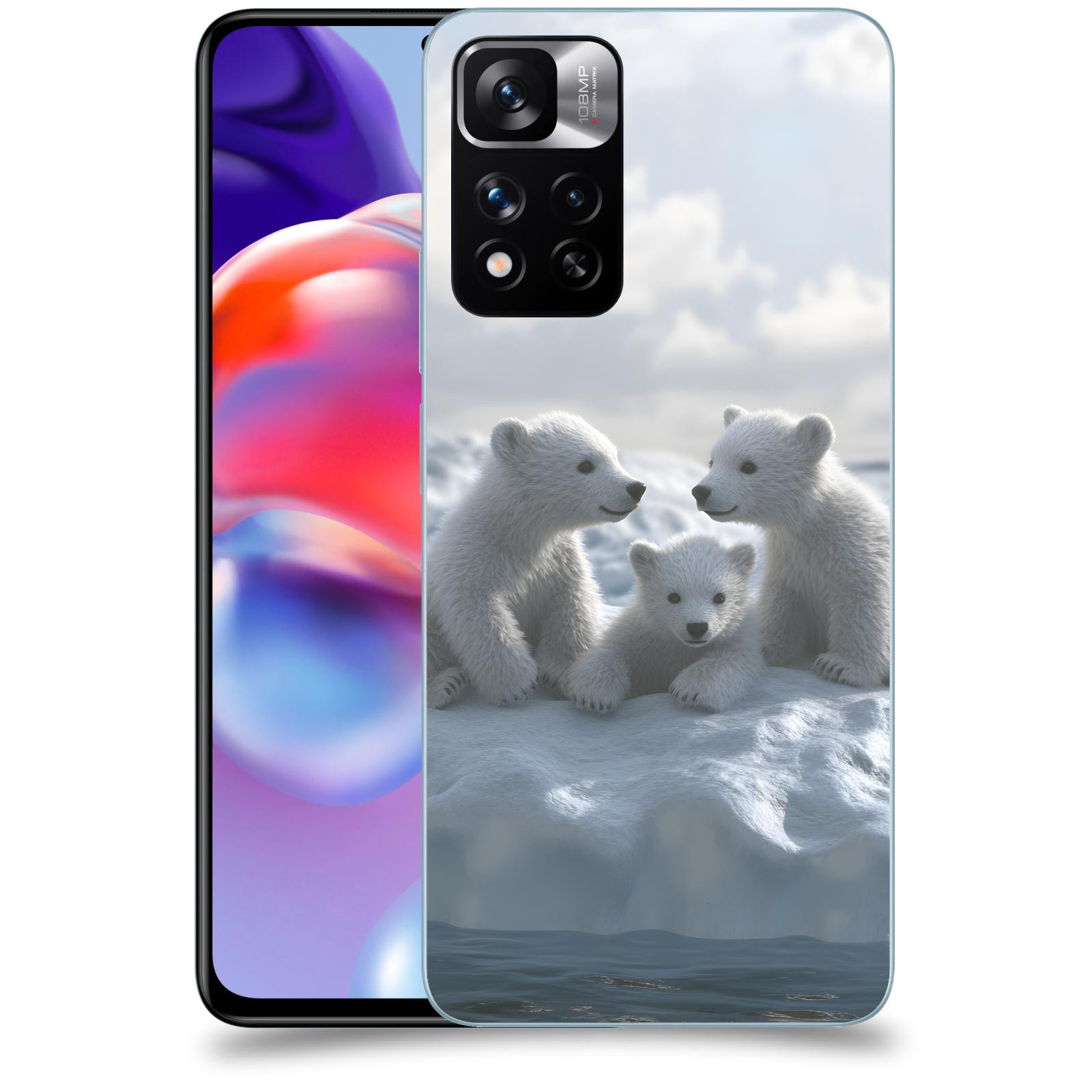 ACOVER Kryt na mobil Xiaomi Redmi Note 11 Pro+ 5G - Medvíďata