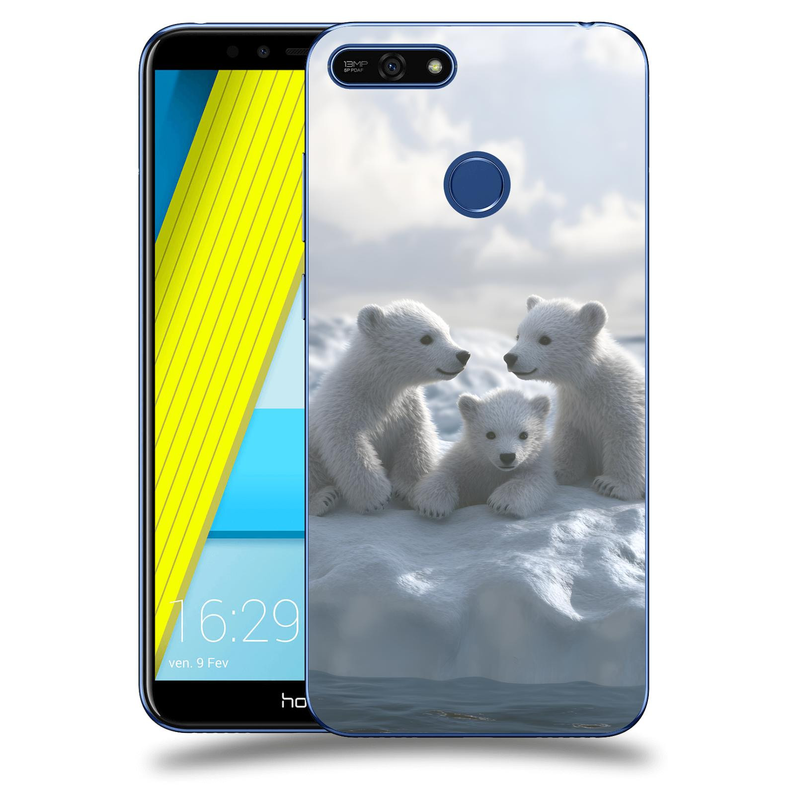 ACOVER Kryt na mobil Honor 7A - Medvíďata