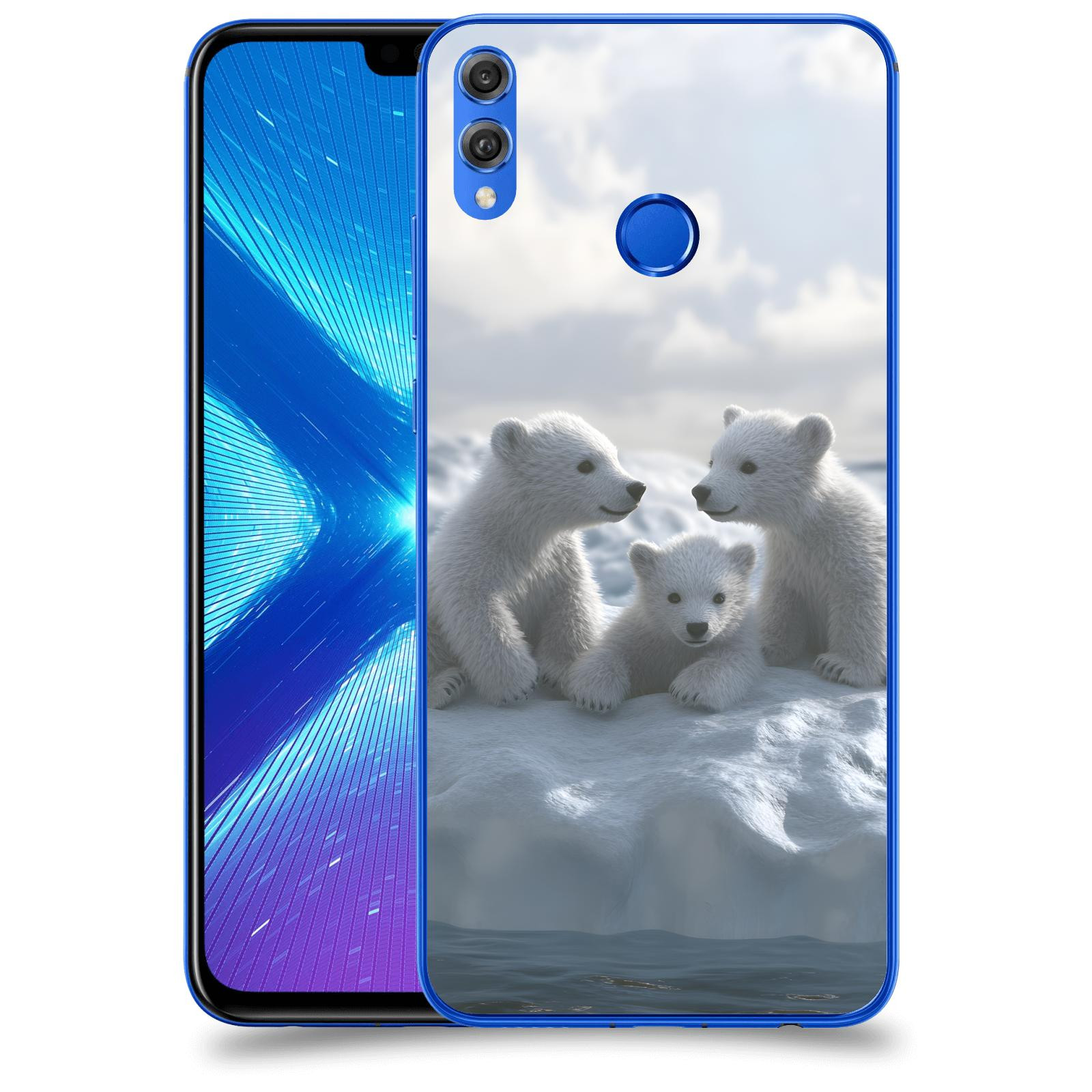 ACOVER Kryt na mobil Honor 8X - Medvíďata