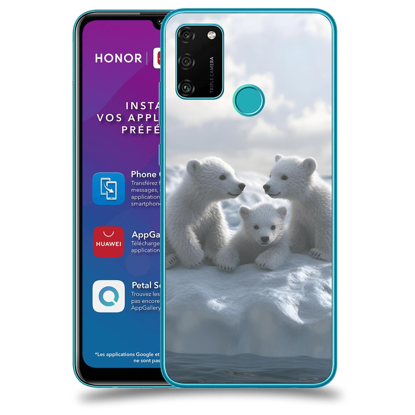 ACOVER Kryt na mobil Honor 9A - Medvíďata