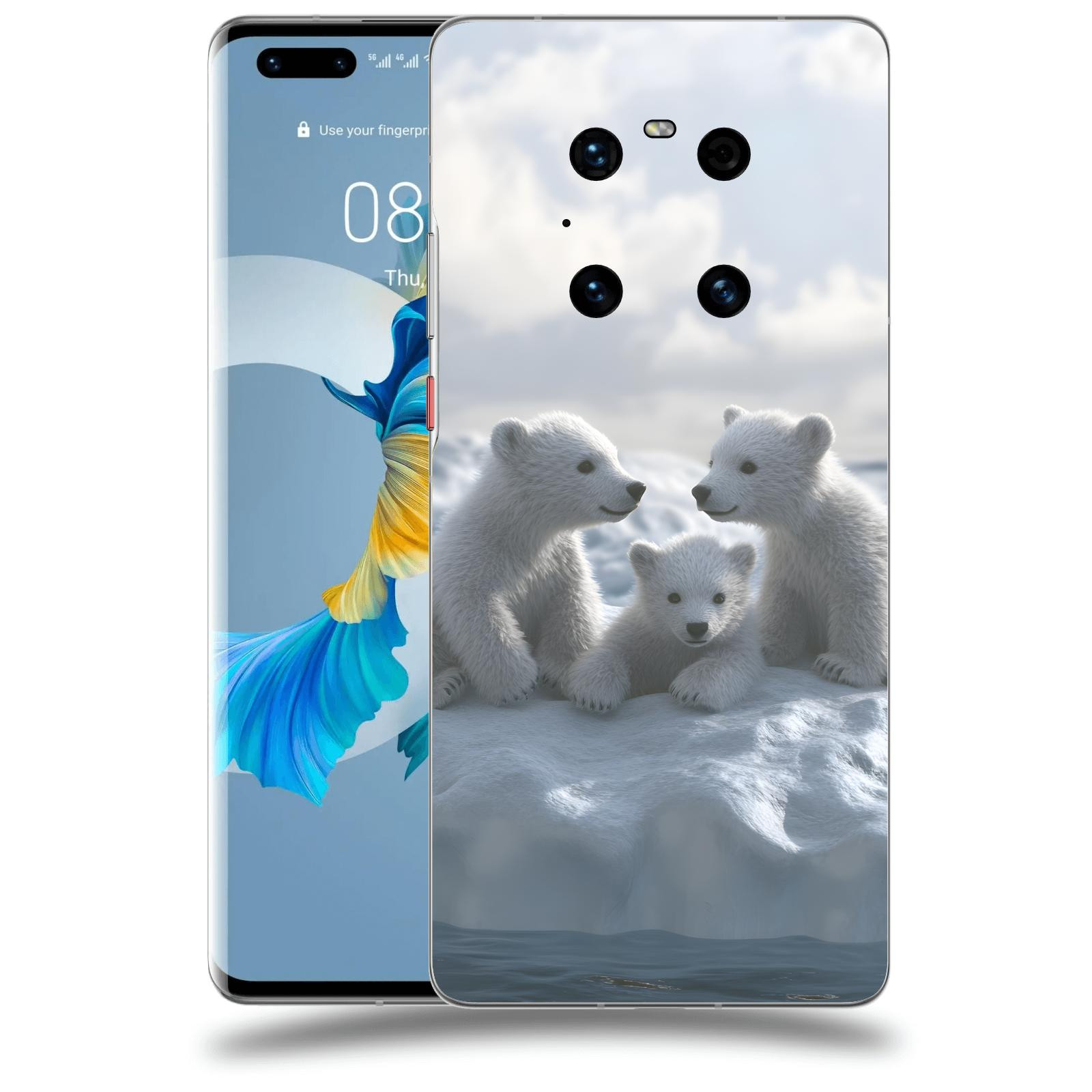 ACOVER Kryt na mobil Huawei Mate 40 Pro - Medvíďata
