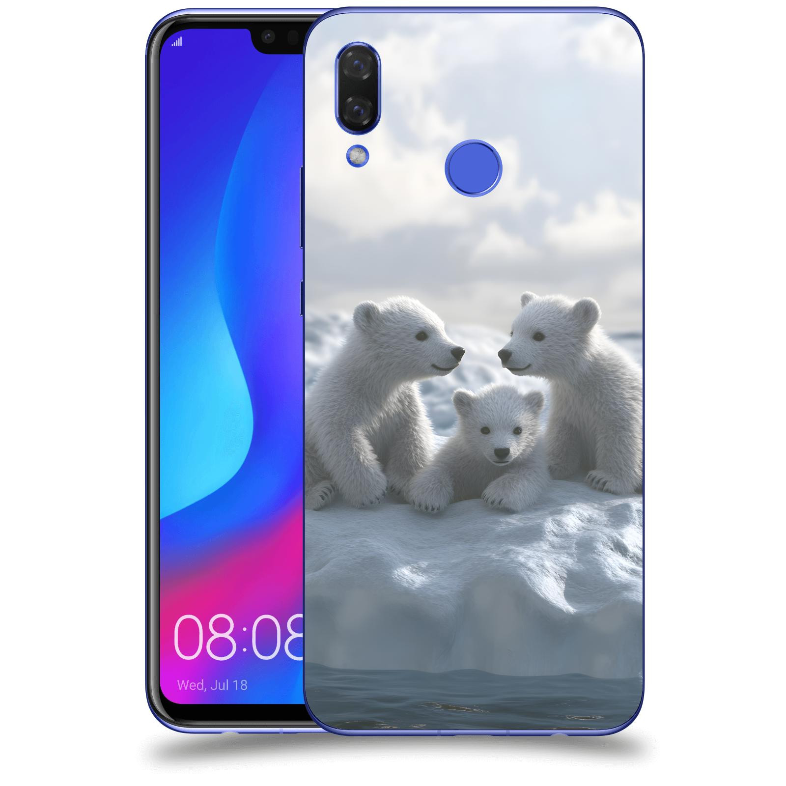 ACOVER Kryt na mobil Huawei Nova 3i - Medvíďata