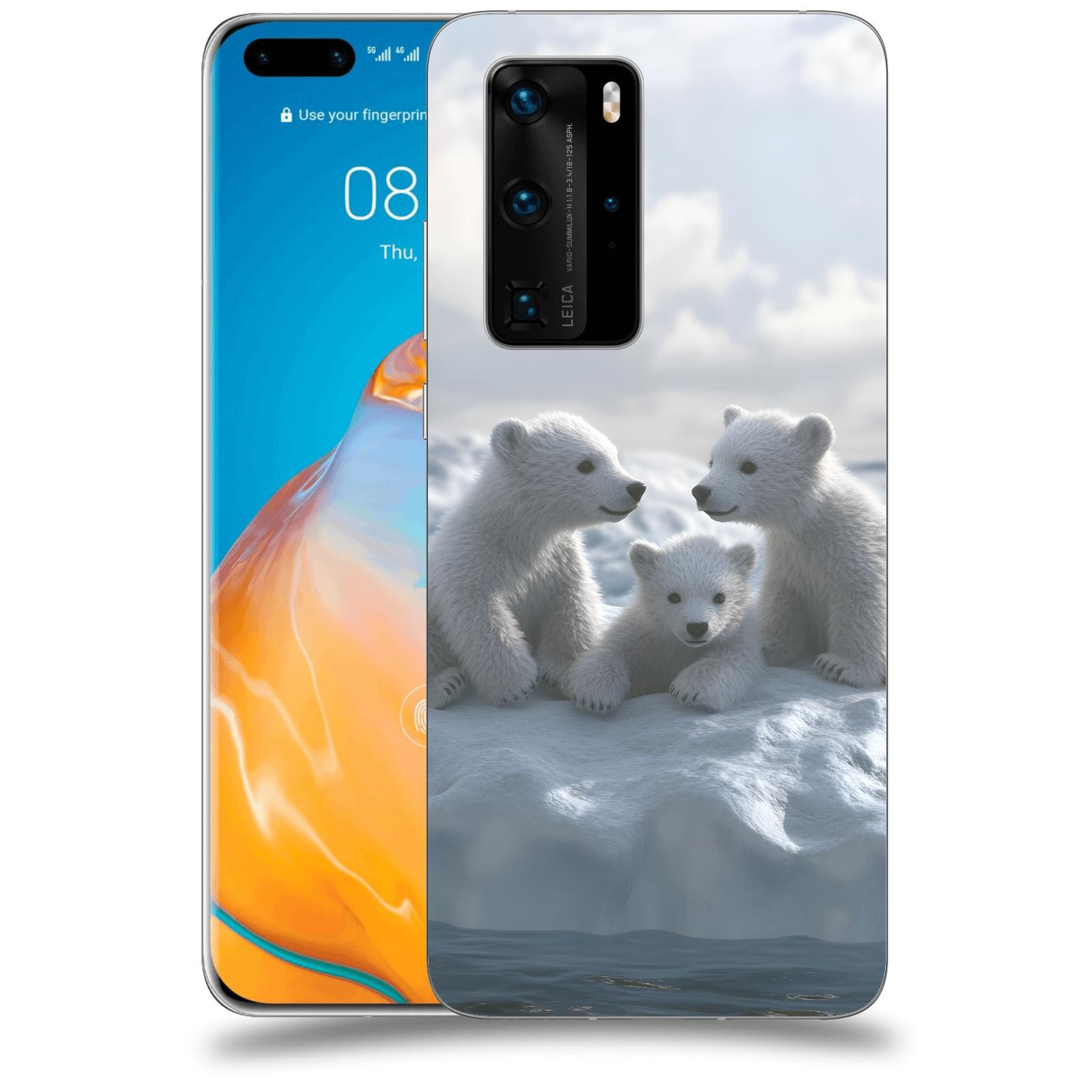 ACOVER Kryt na mobil Huawei P40 - Medvíďata