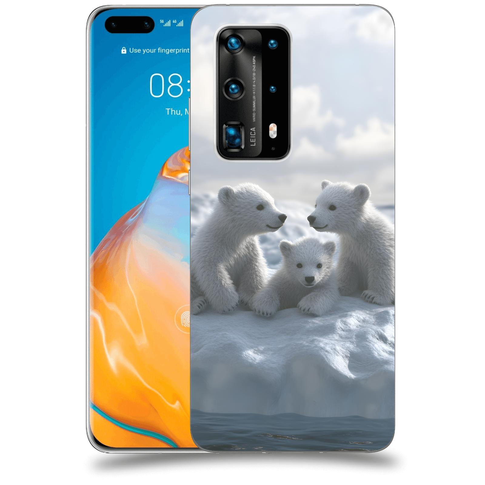 ACOVER Kryt na mobil Huawei P40 Pro - Medvíďata