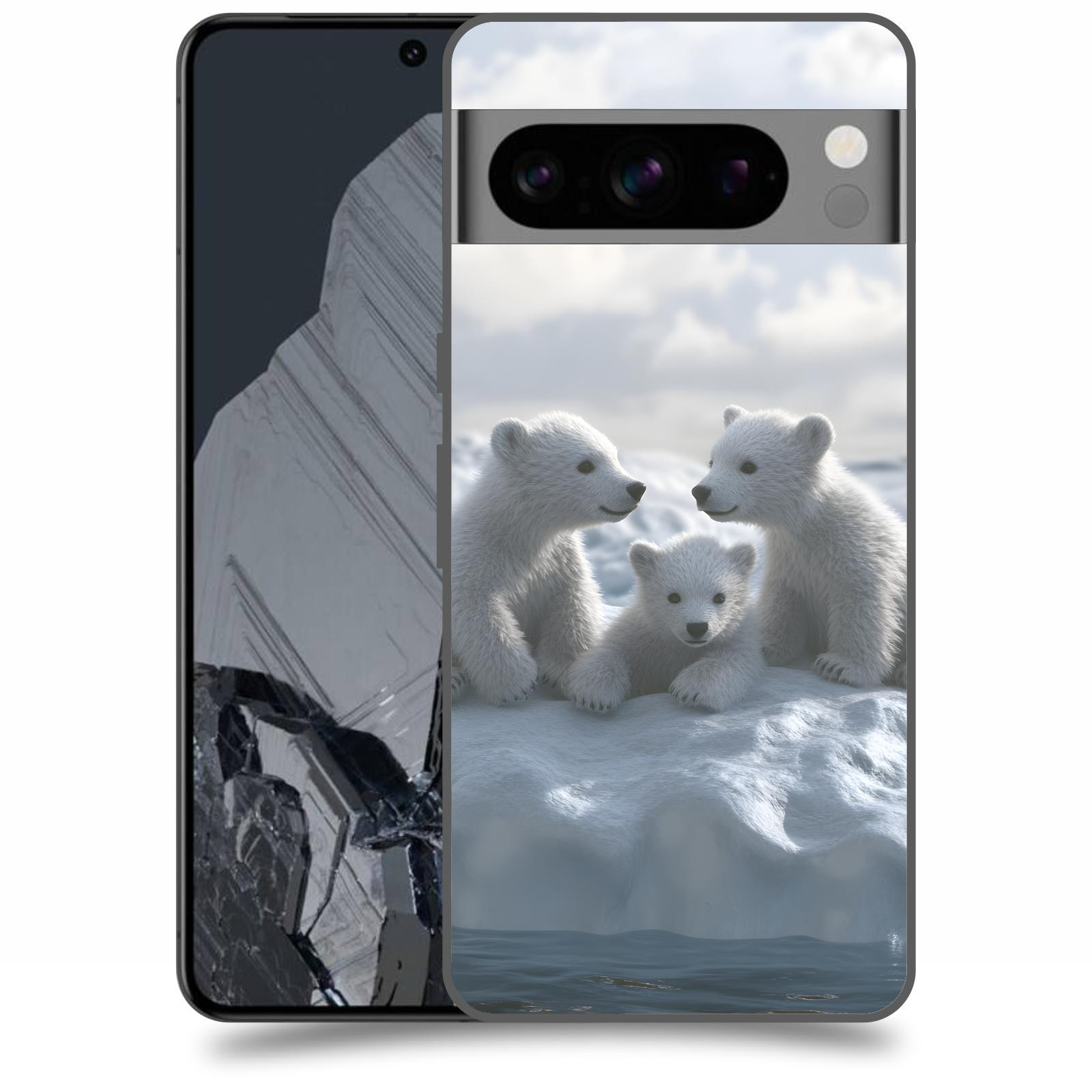 ACOVER Kryt na mobil Google Pixel 8 Pro - Medvíďata