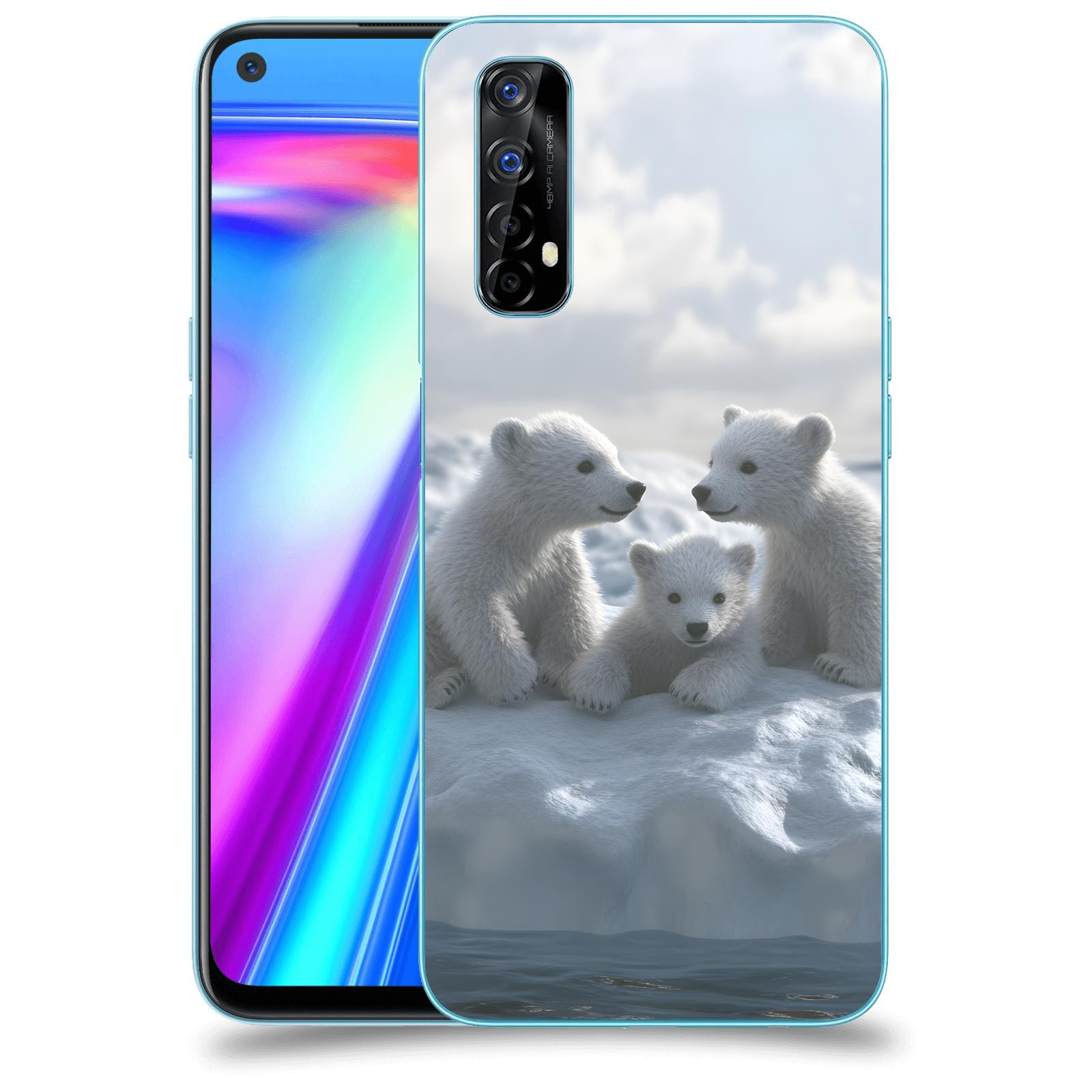 ACOVER Kryt na mobil Realme 7 - Medvíďata