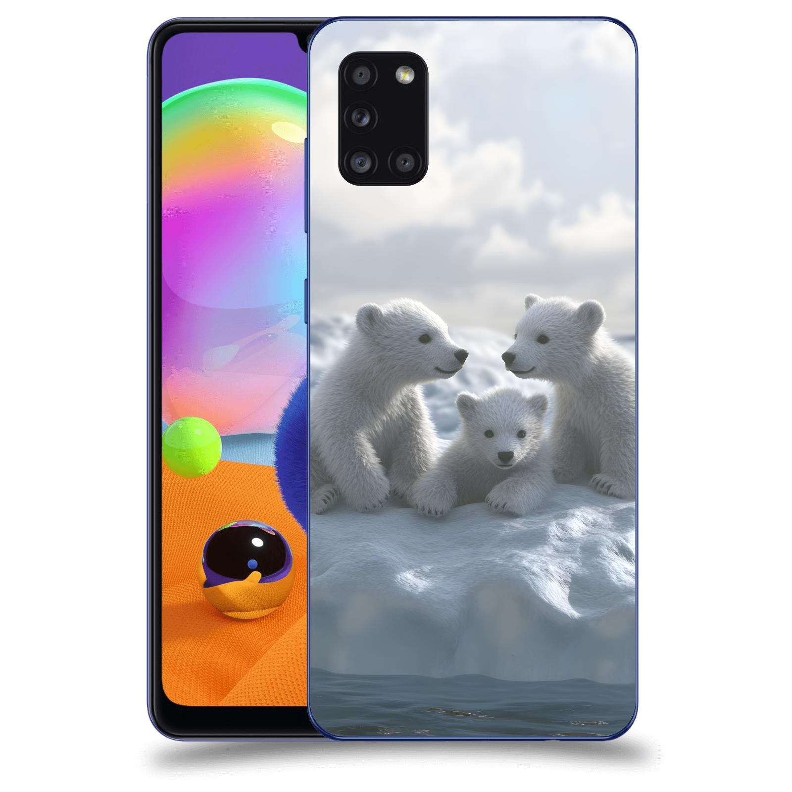 ACOVER Kryt na mobil Samsung Galaxy A31 A315F - Medvíďata