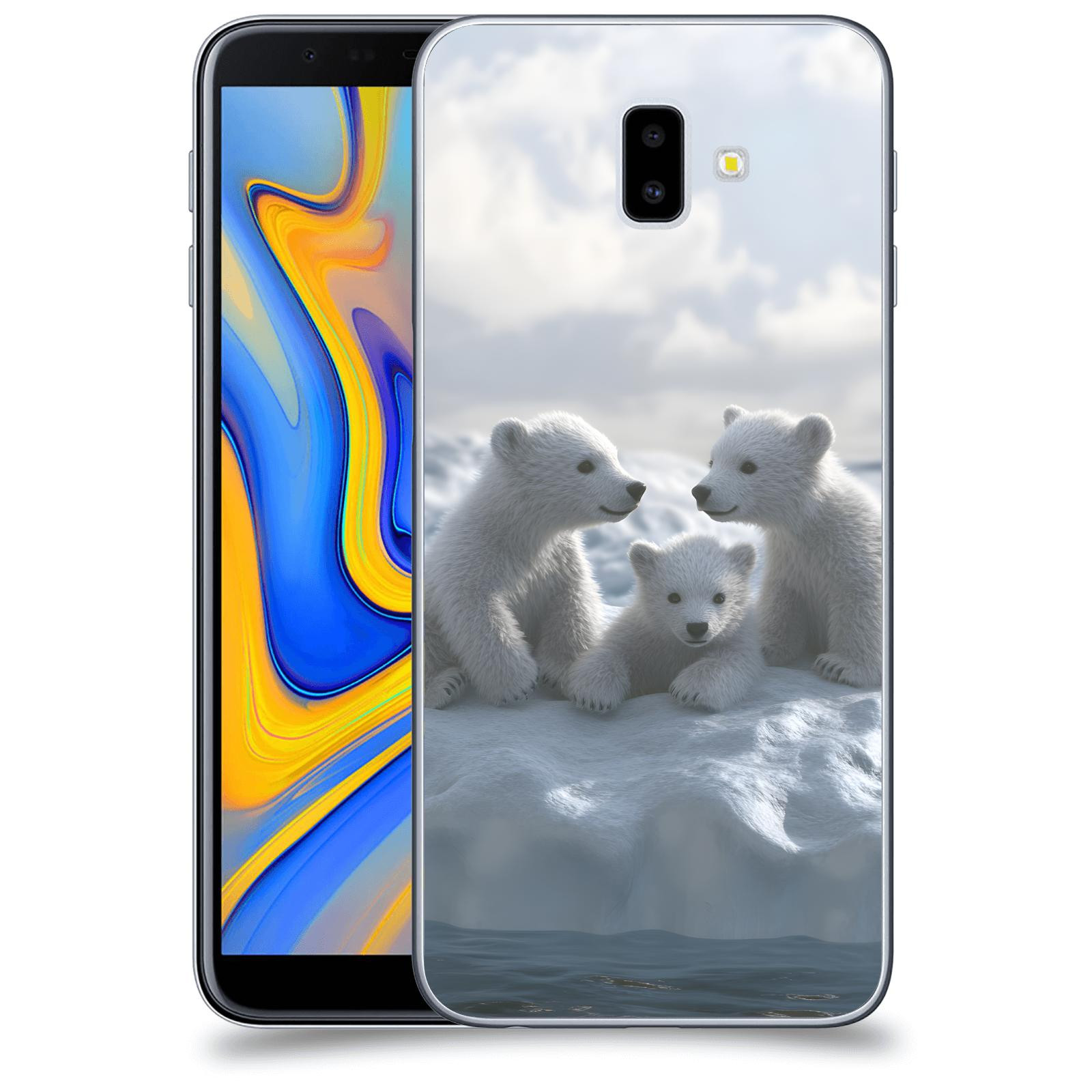 ACOVER Kryt na mobil Samsung Galaxy J6+ J610F - Medvíďata