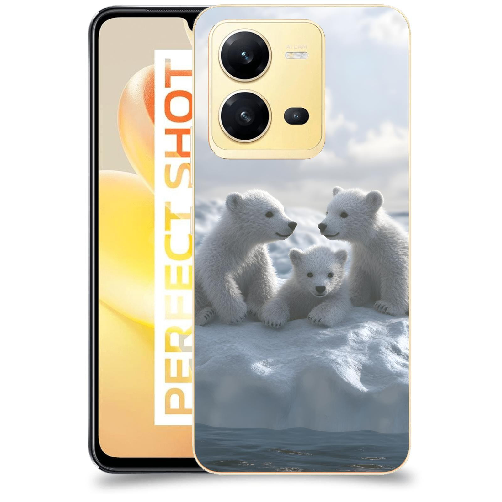 ACOVER Kryt na mobil Vivo X80 Lite - Medvíďata