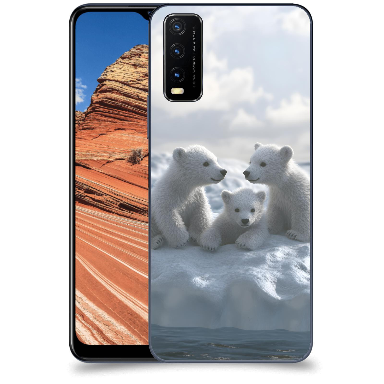 ACOVER Kryt na mobil Vivo Y20s - Medvíďata