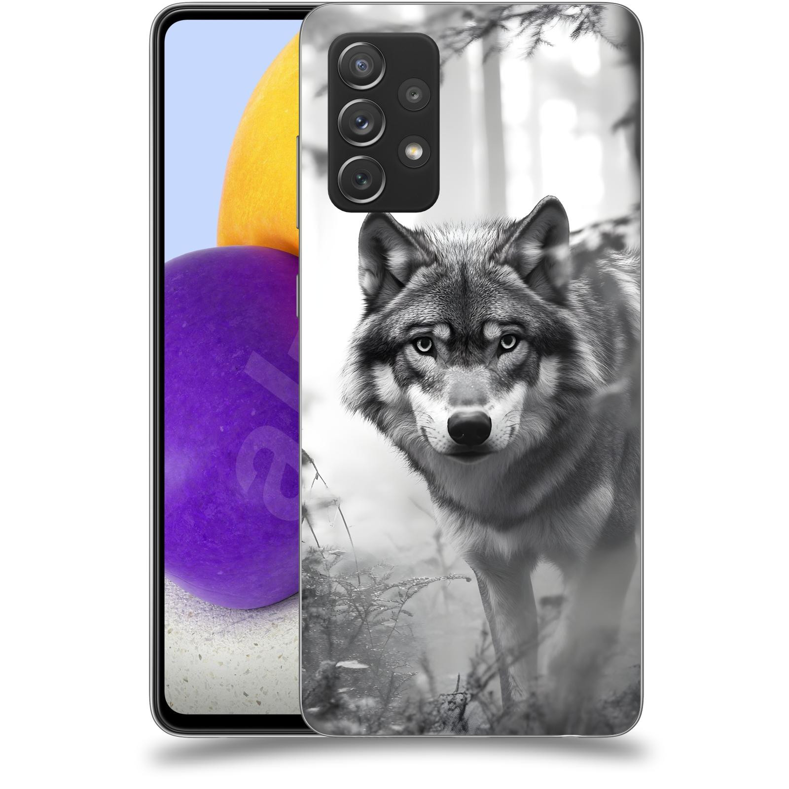 ACOVER Kryt na mobil Samsung Galaxy A72 A725F - Vlk