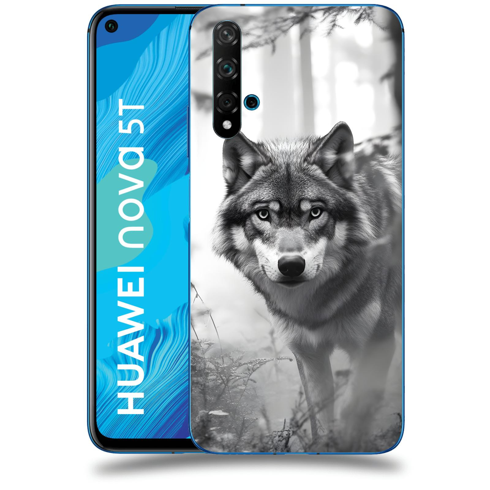 ACOVER Kryt na mobil Huawei Nova 5T - Vlk