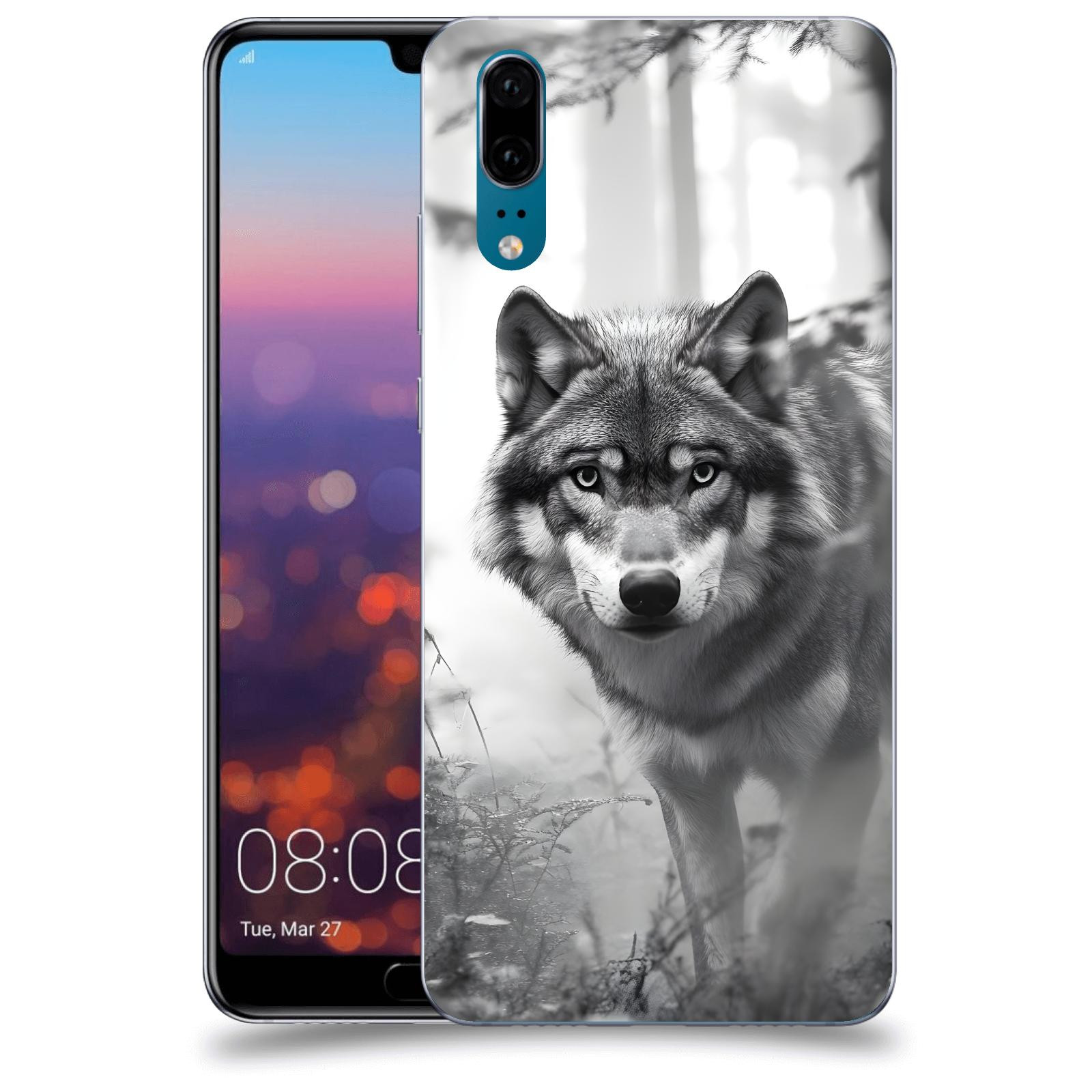 ACOVER Kryt na mobil Huawei P20 - Vlk