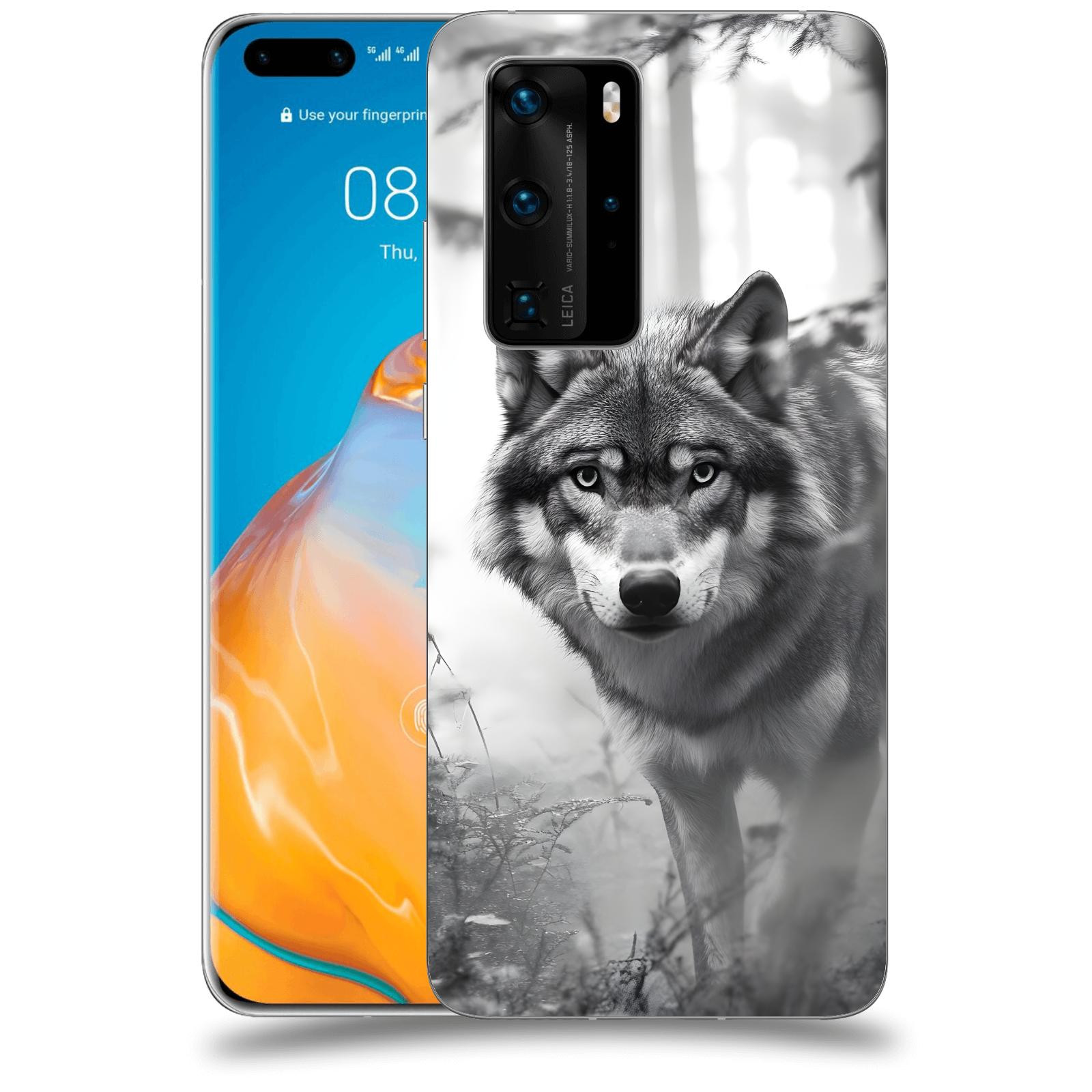 ACOVER Kryt na mobil Huawei P40 - Vlk