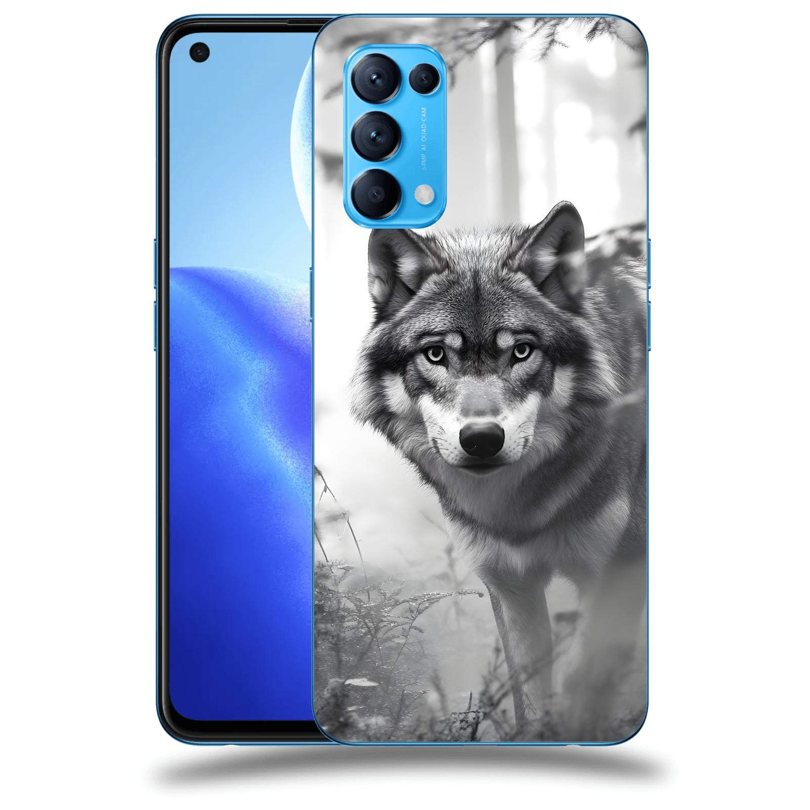 ACOVER Kryt na mobil OPPO Reno 5 5G - Vlk