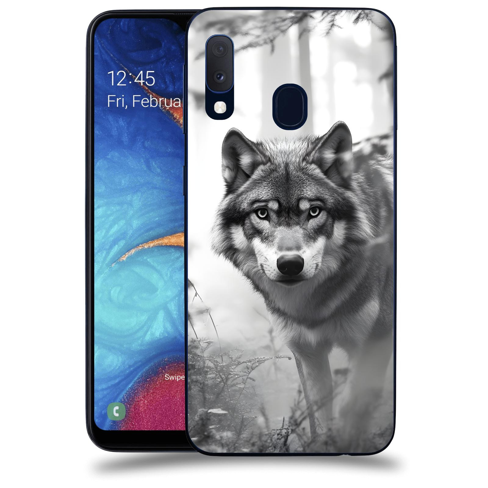 ACOVER Kryt na mobil Samsung Galaxy A20e A202F - Vlk
