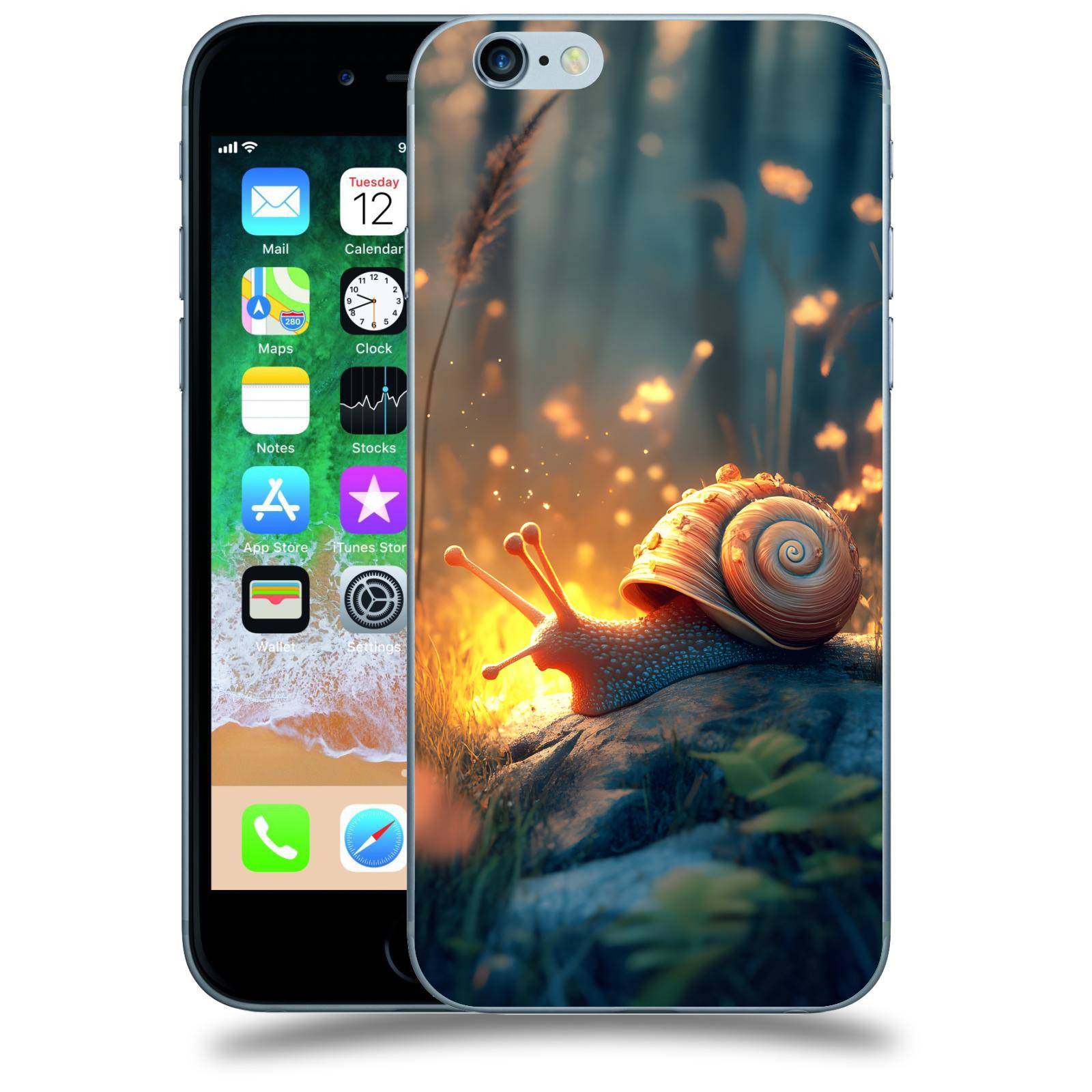 ACOVER Kryt na mobil Apple iPhone 6/6S - Šnek