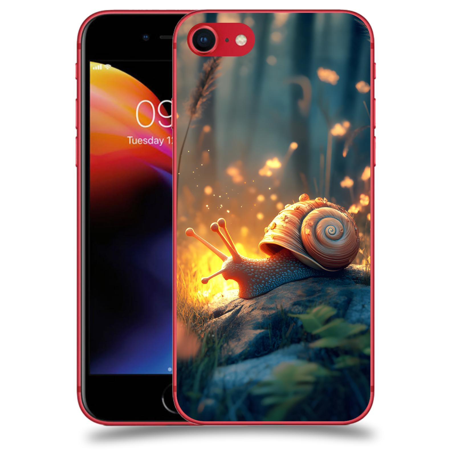 ACOVER Kryt na mobil Apple iPhone 8 - Šnek