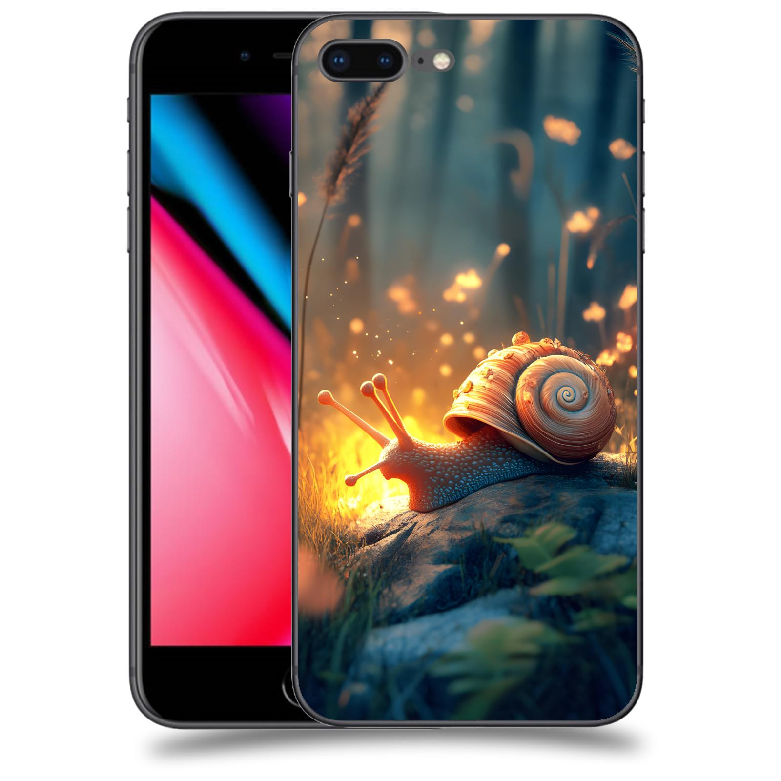 ACOVER Kryt na mobil Apple iPhone 8 Plus - Šnek